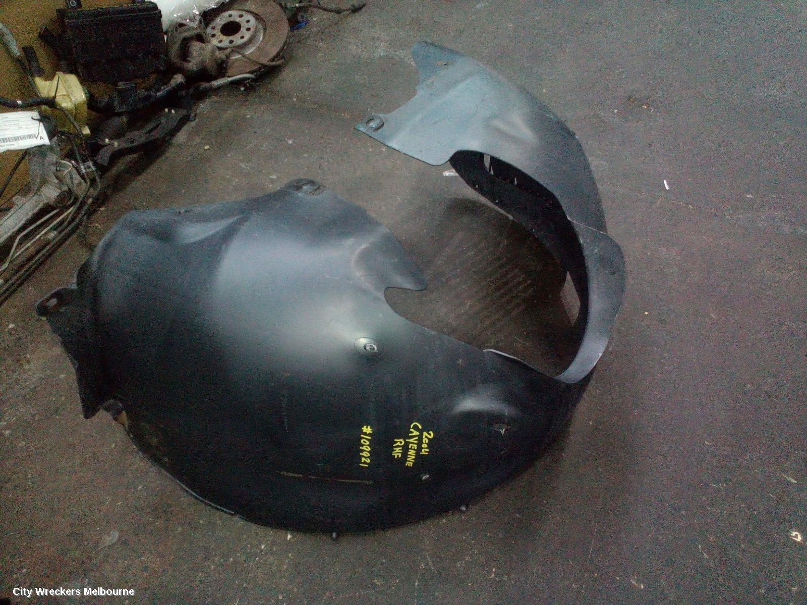 PORSCHE CAYENNE RIGHT GUARD LINER, FRONT, TURBO/TURBO S, 9PA, 06/2003 - 12/2006 - Image 3