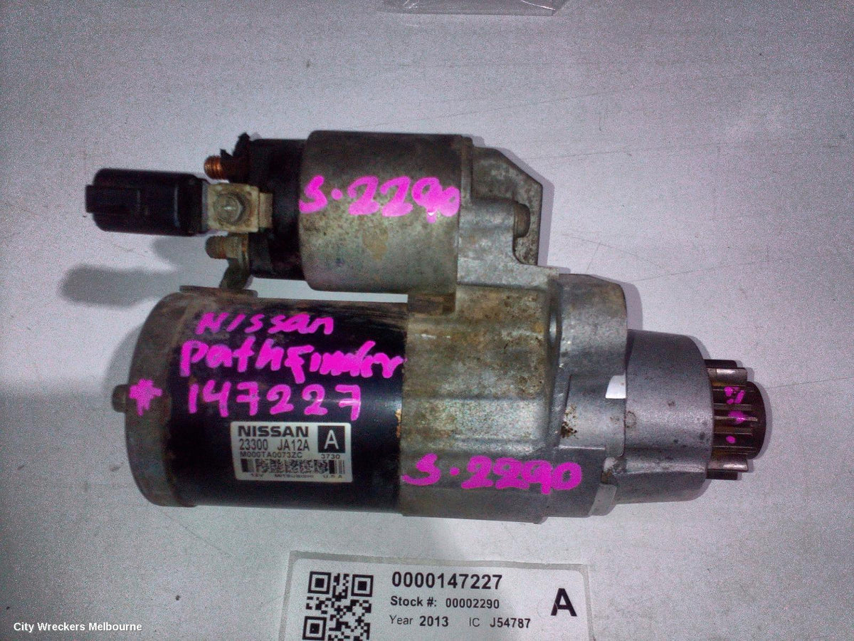 NISSAN PATHFINDER STARTER, PETROL, 3.5, VQ35, R52, 06/2013 - 04/2021 - Image 2