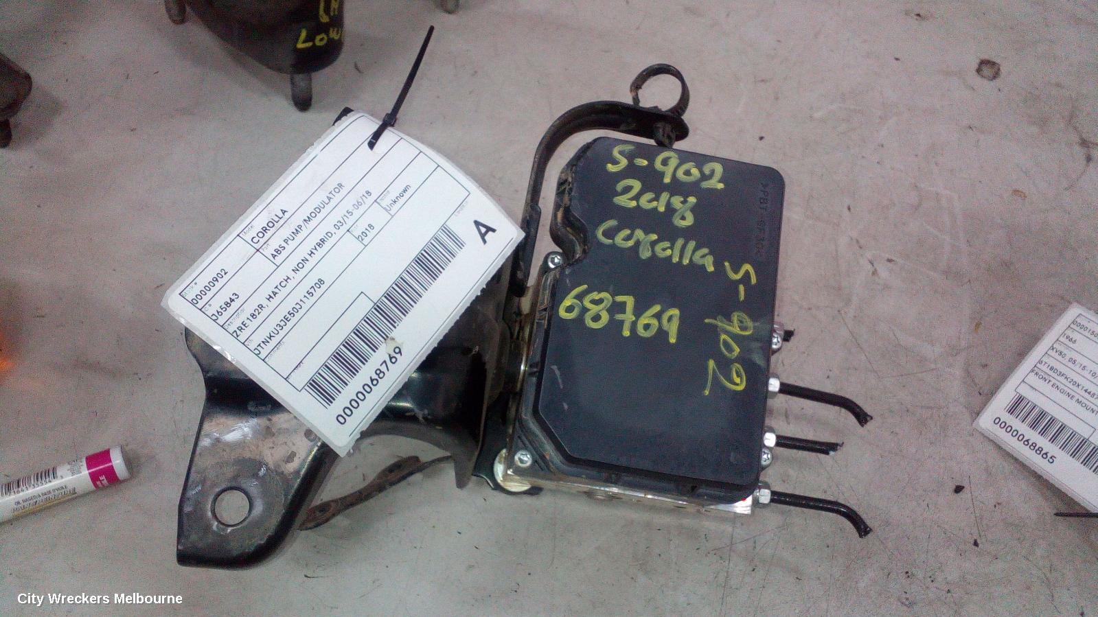 TOYOTA COROLLA ABS PUMP/MODULATOR, ZRE182R, HATCH, NON HYBRID, 03/2015 - 06/2018 - Image 2