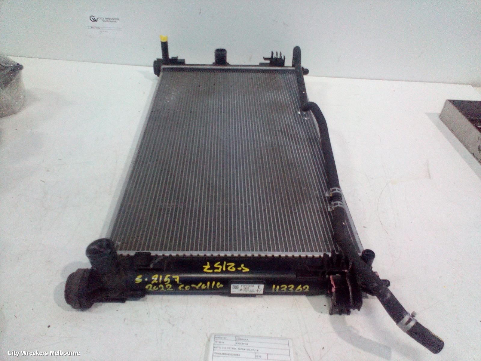 TOYOTA COROLLA RADIATOR, AUTO, 2.0, PETROL, MZEA12R, 07/2018 ONWARDS - Image 1
