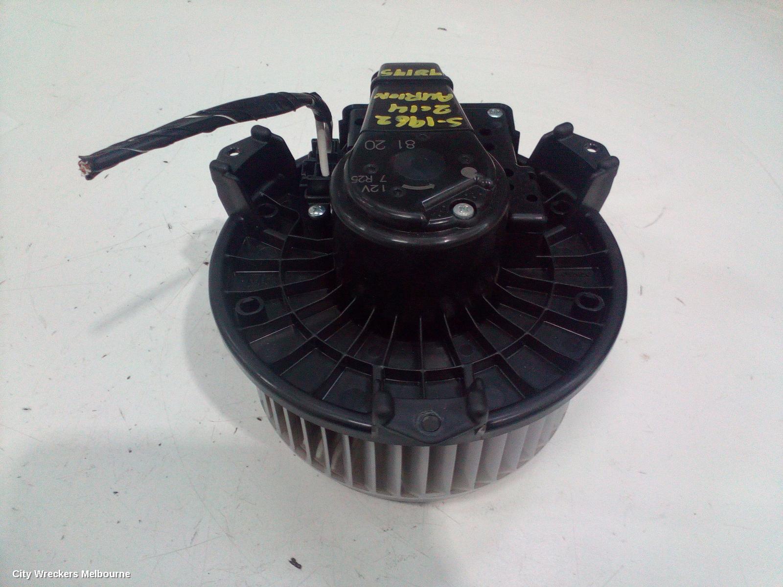 TOYOTA AURION HEATER FAN MOTOR, GSV50R, 02/2012 - 08/2017 - Image 3