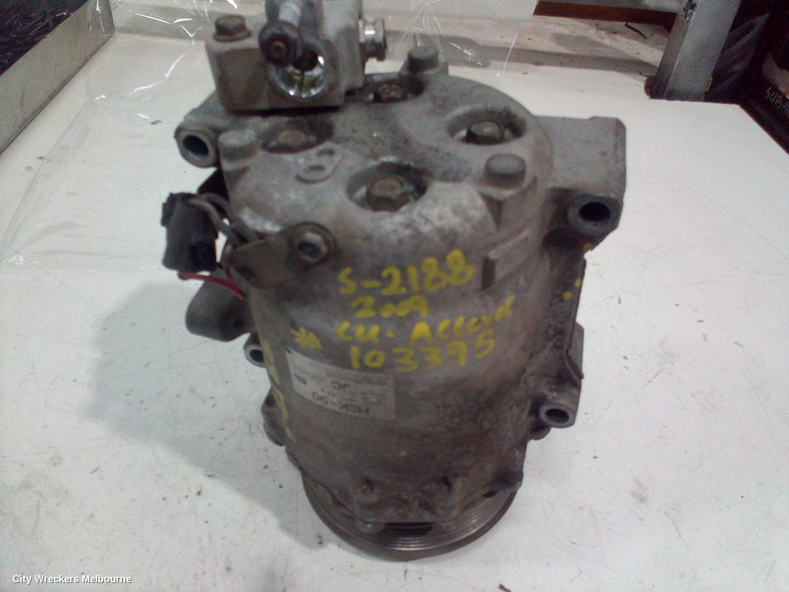 HONDA ACCORD A/C COMPRESSOR, 8TH GEN, EURO (VIN JHMCU), 2.4, 06/2008 - 12/2015 - Image 1