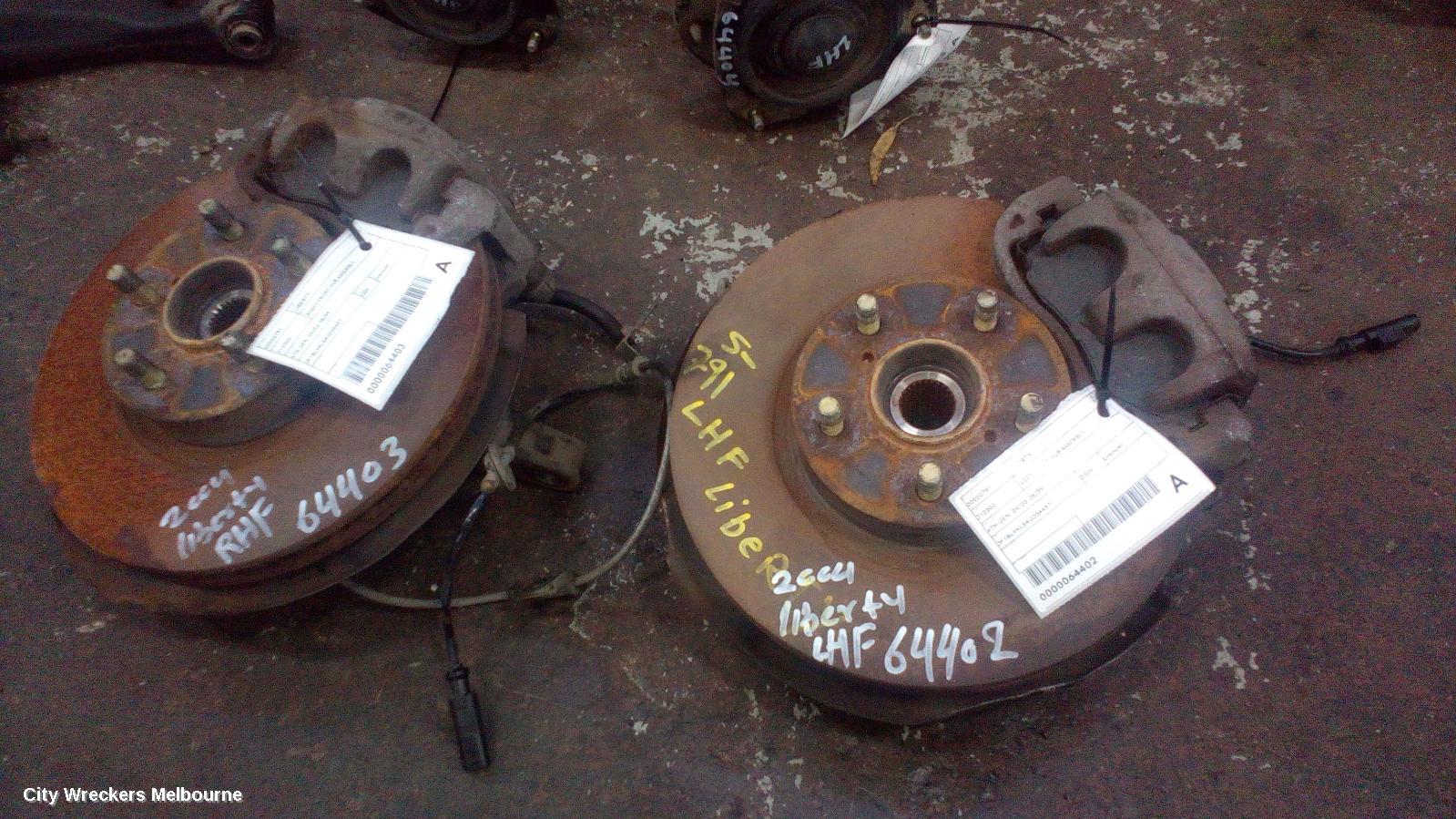 SUBARU LIBERTY LEFT FRONT HUB ASSEMBLY, 4TH GEN, 09/2003 - 08/2009 - Image 2