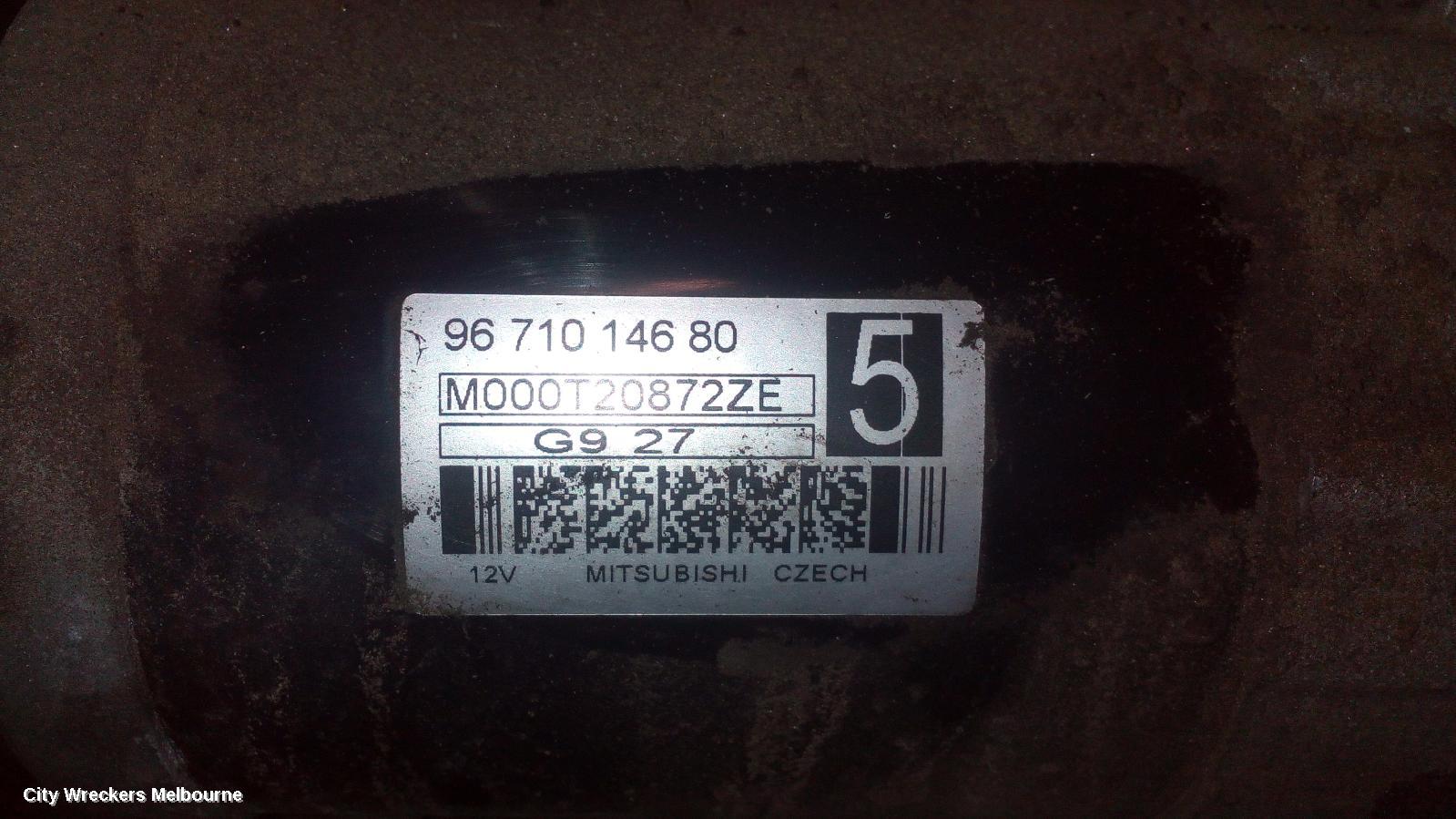 PEUGEOT 308 STARTER, DIESEL, 2.0, P/N M000T20871, T7, 09/2007 - 09/2014 - Image 1