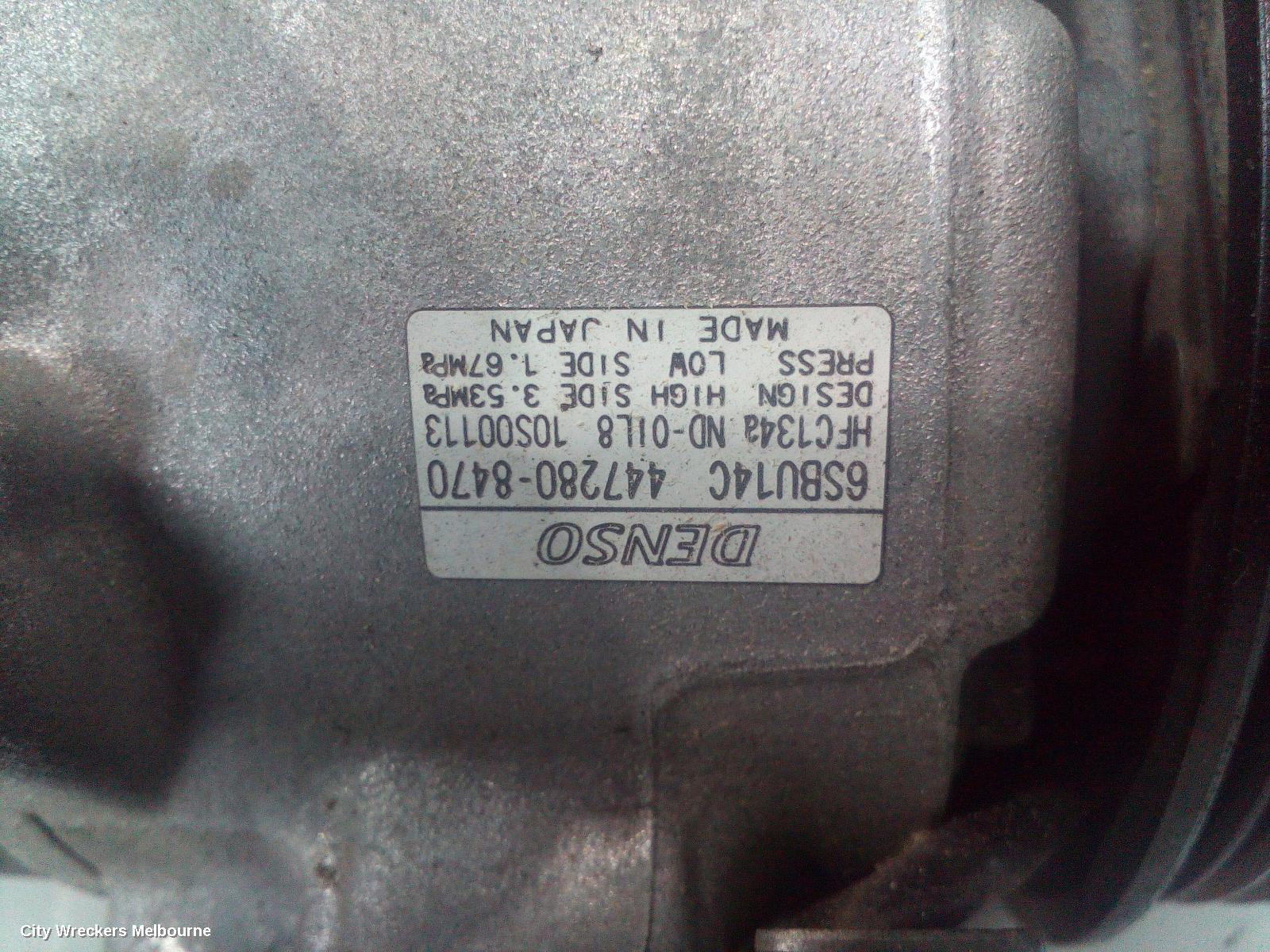 HOLDEN COMMODORE A/C COMPRESSOR, VF, 3.6, 05/2013 - 12/2017 - Image 2