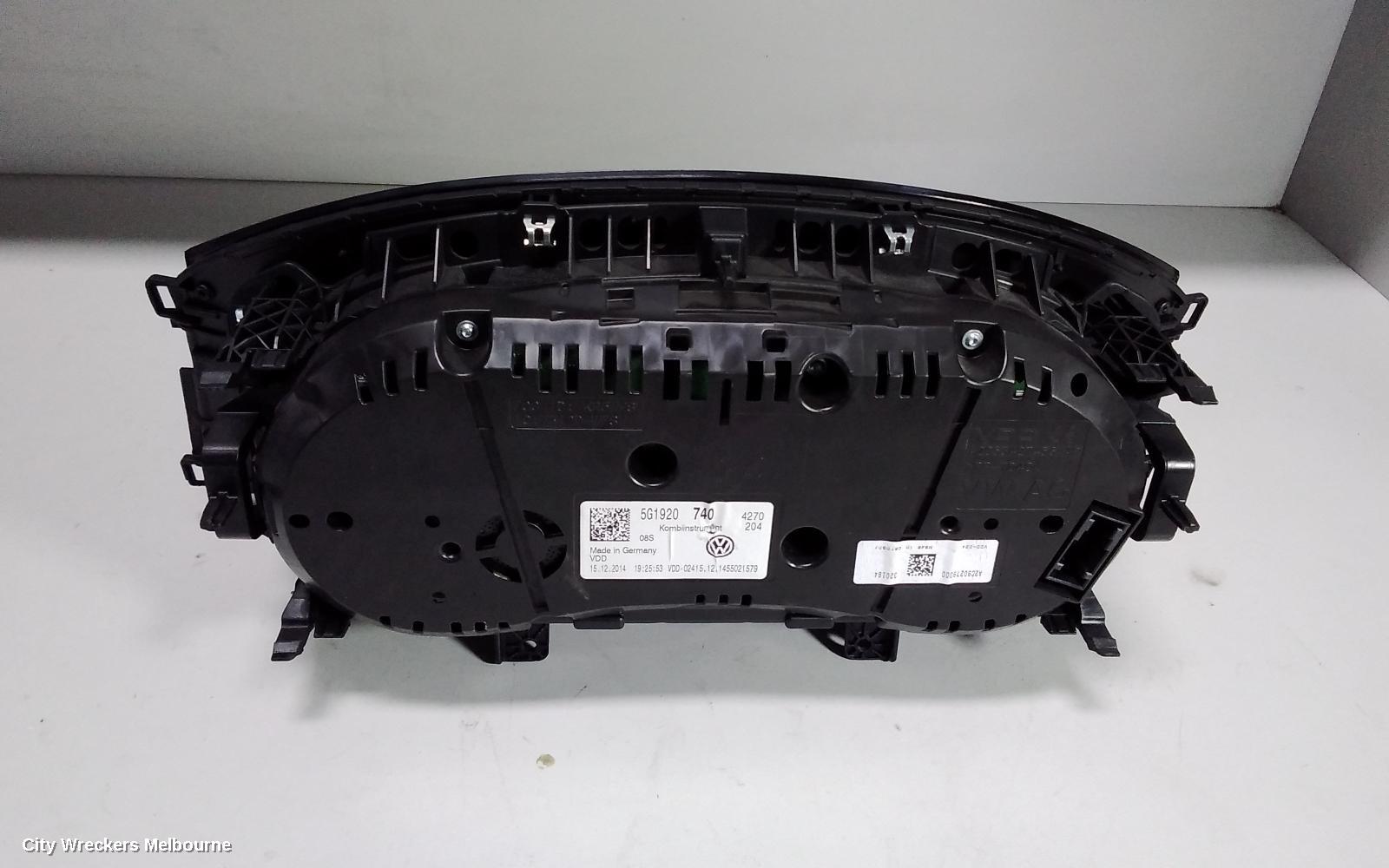 VOLKSWAGEN GOLF SPEEDOMETER - Image 2