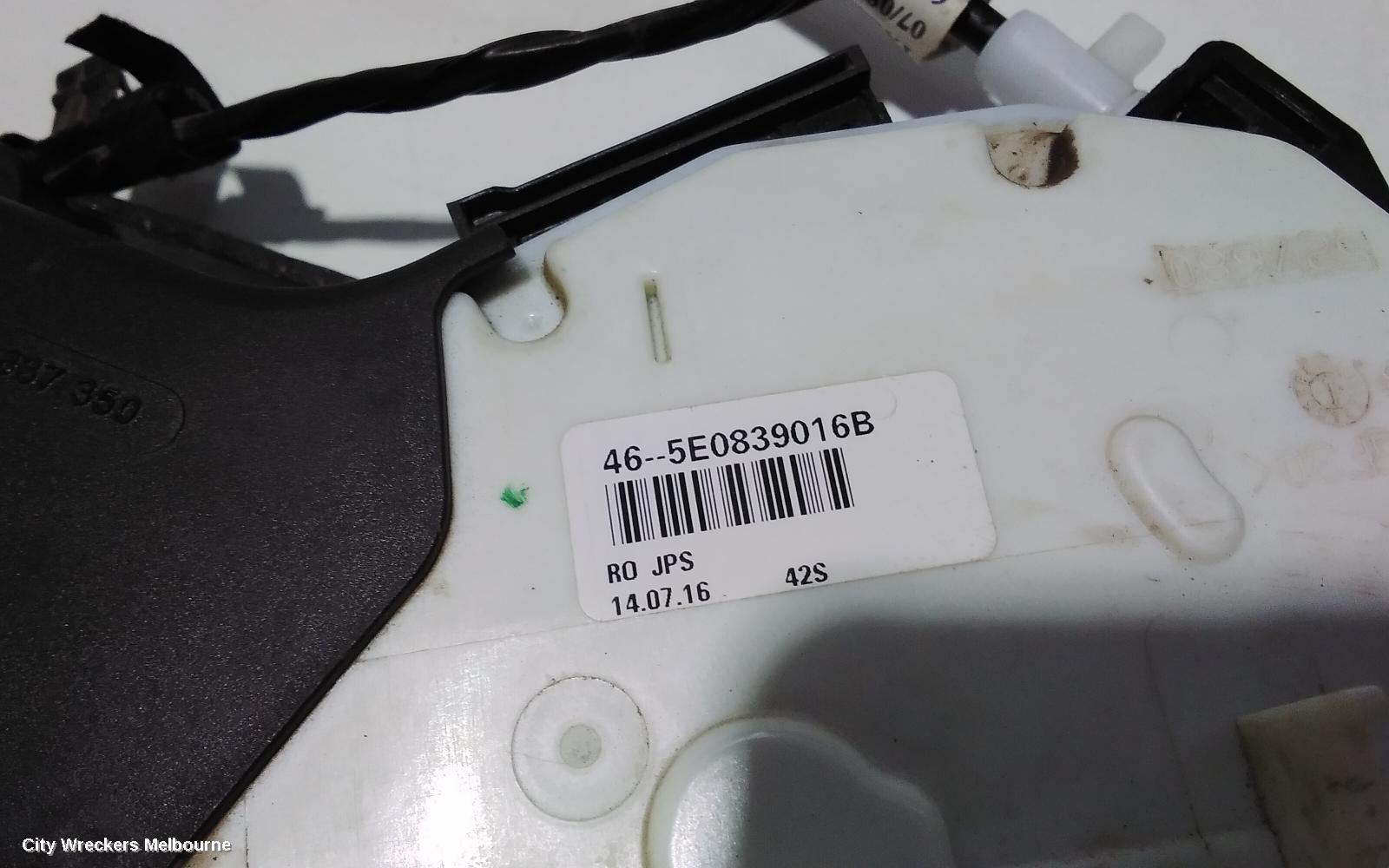VOLKSWAGEN PASSAT DOOR/BOOT/GATE LOCK, RIGHT REAR DOOR LOCK, B8/MK7, 06/2015 ONWARDS - Image 2