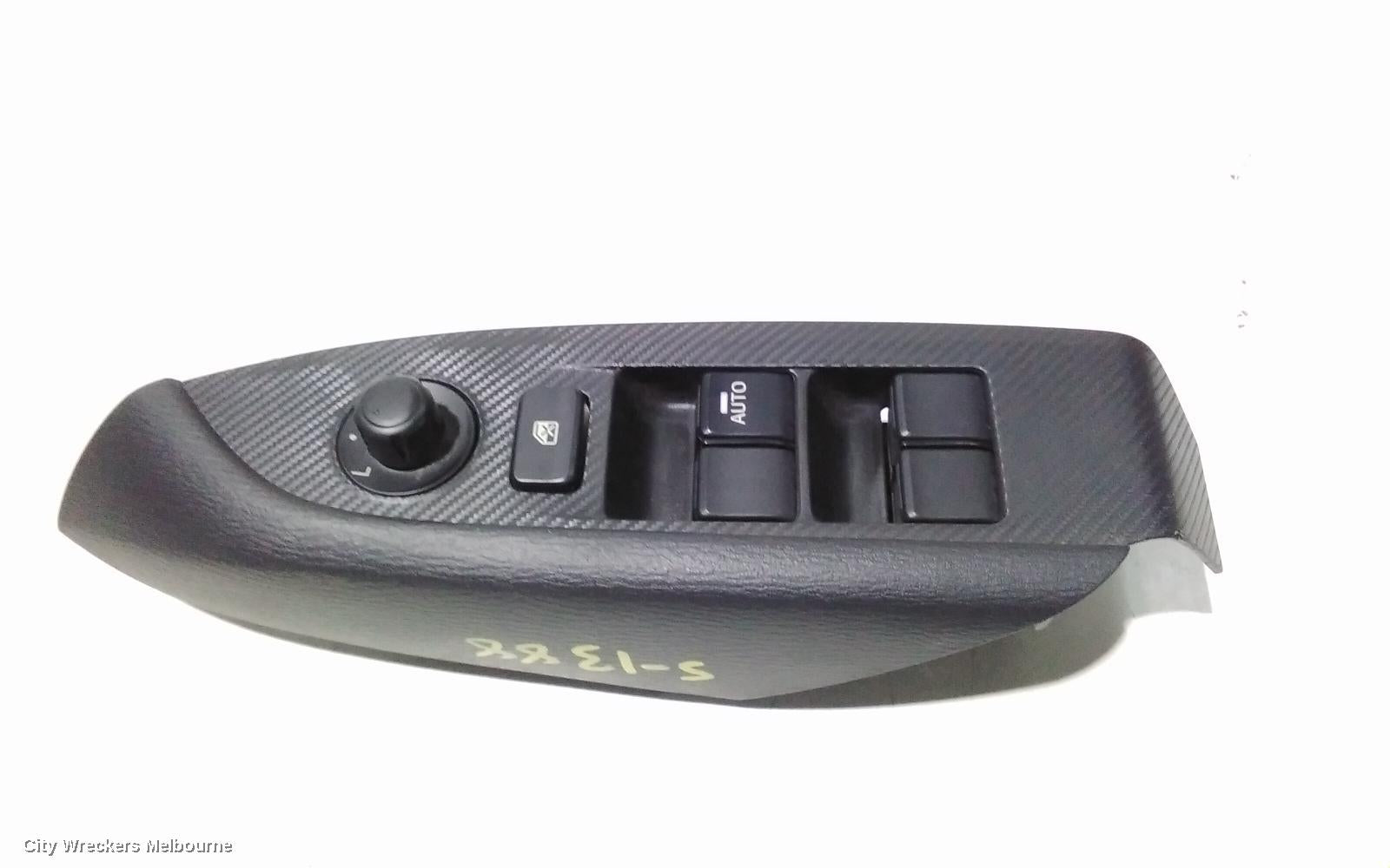 MAZDA CX3 PWR DR WIND SWITCH, RH FRONT (MASTER SWITCH), DK, 03/2015 - 01/2017 - Image 2