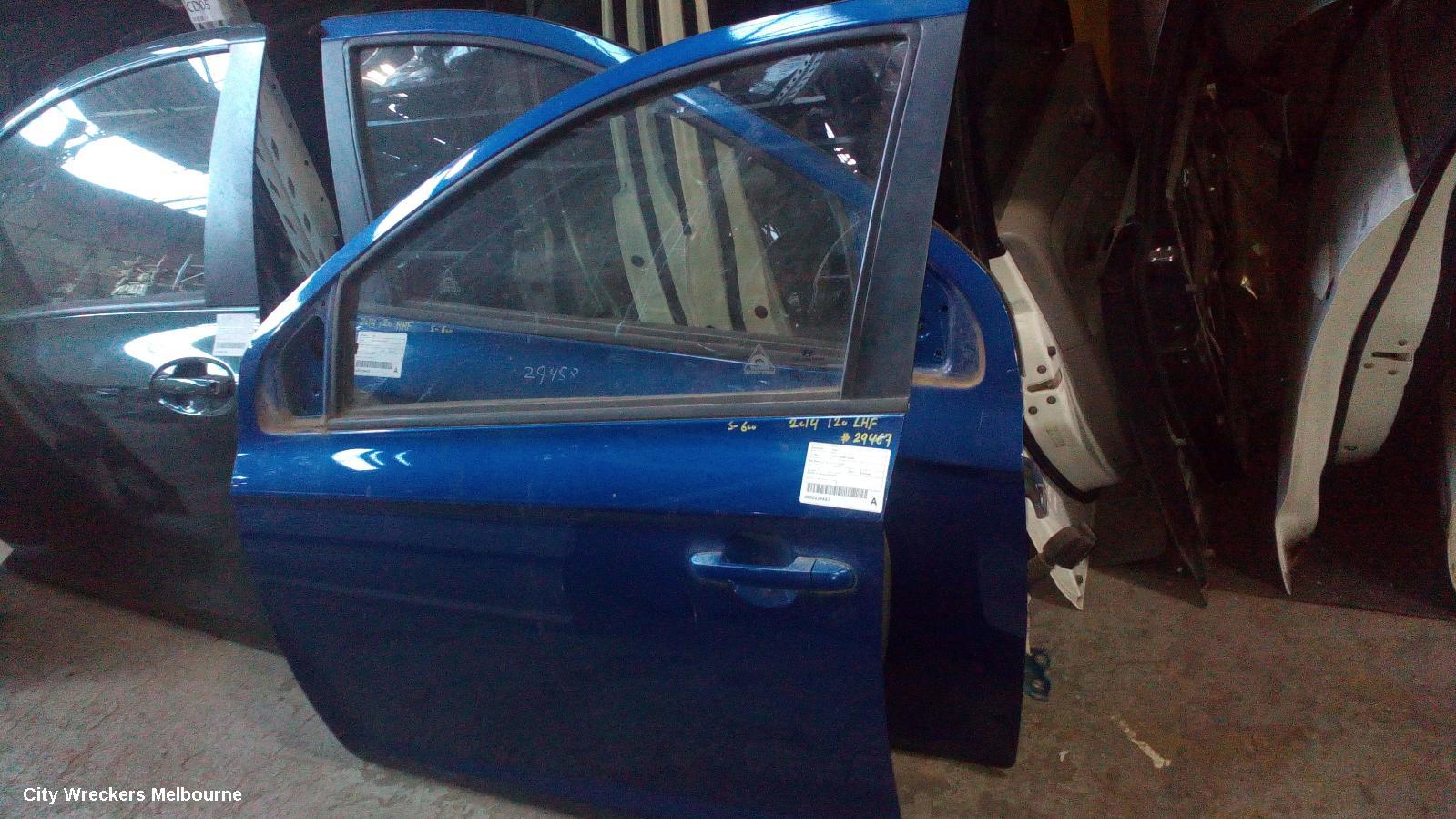 HYUNDAI I20 LEFT FRONT DOOR, PB, 5DR HATCH, 07/2010 - 12/2015 - Image 1