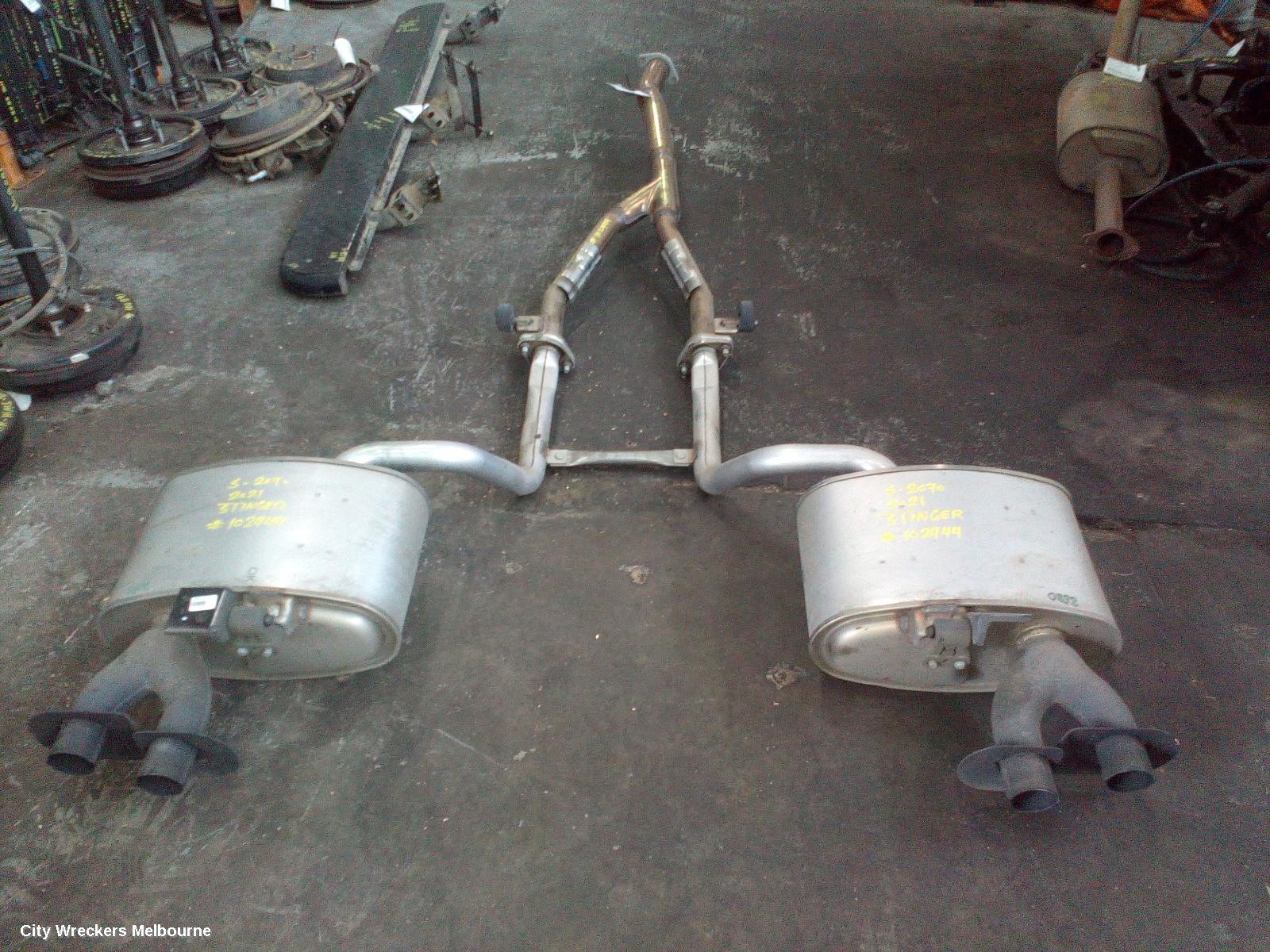 KIA STINGER EXHAUST SYSTEM, CK, 06/2017 - 04/2023 - Image 2