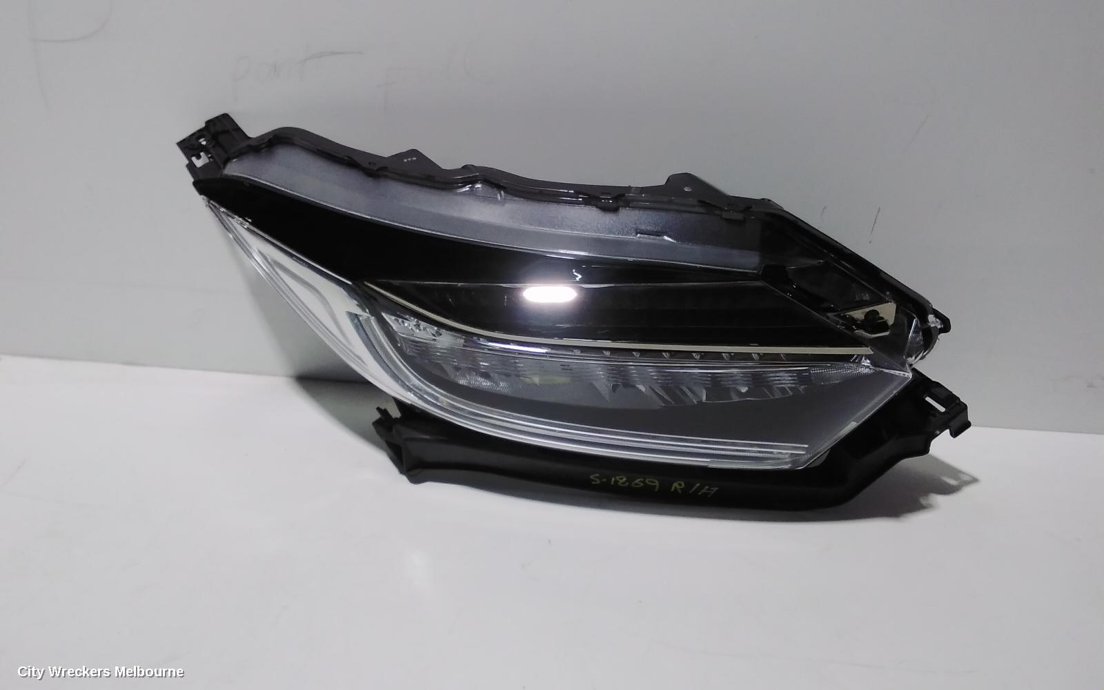 HONDA HRV RIGHT HEADLAMP, RU5, VTI-S/RS/VTI-LX, LED TYPE, 07/2018 - 10/2021 - Image 1