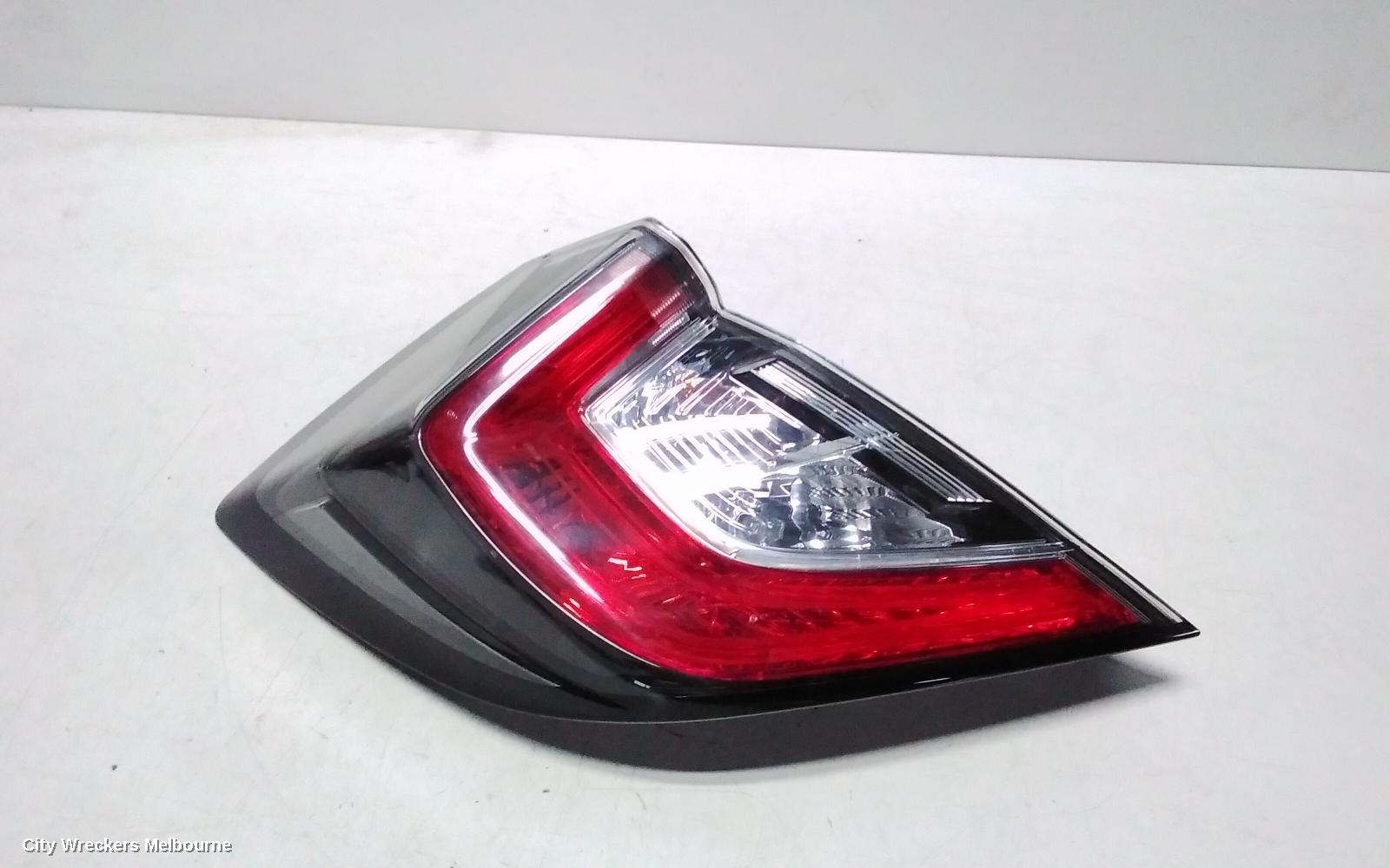 HONDA CIVIC LEFT TAILLIGHT, IN BODY, HATCH, 10TH GEN, LED TYPE, 02/2017 - 08/2021 - Image 2