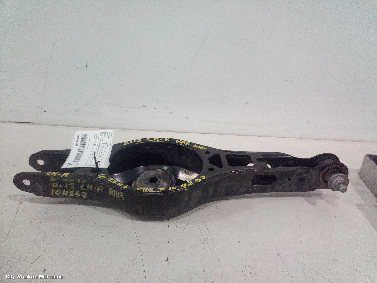 TOYOTA C-HR RIGHT REAR TRAILING ARM, LOWER CONTROL ARM-REAR, GEN 1, 12/2016 ONWARDS - Image 2