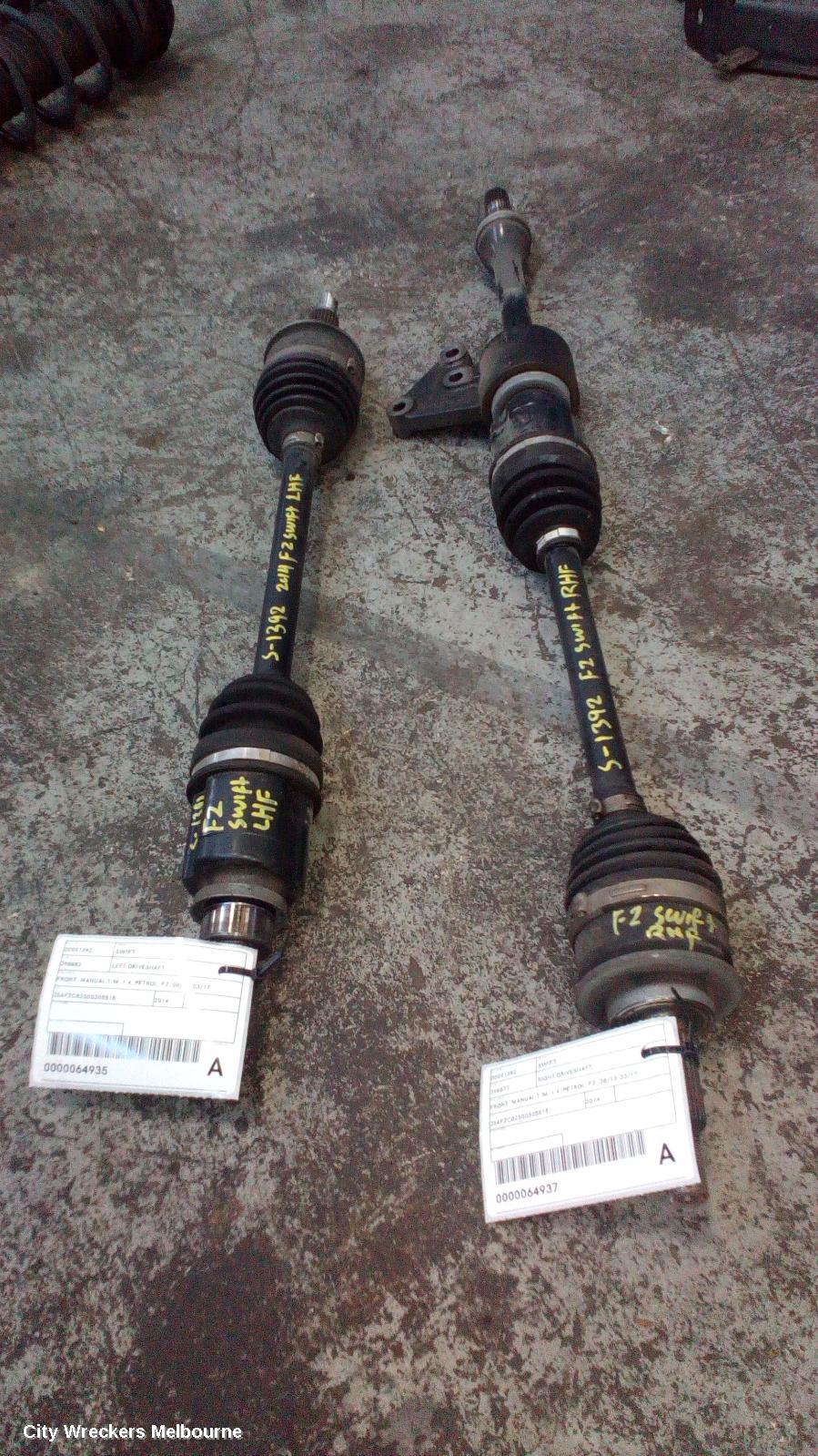 SUZUKI SWIFT RIGHT DRIVESHAFT, FRONT, MANUAL T/M, 1.4, PETROL, FZ, 08/2010 - 03/2017 - Image 2