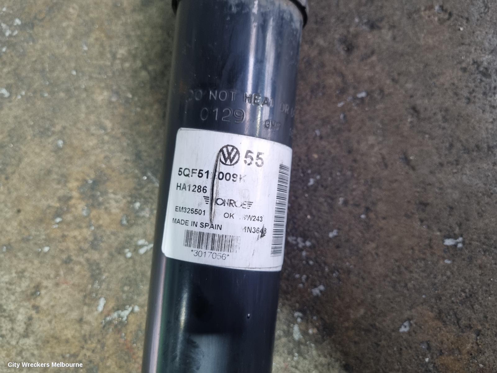 VOLKSWAGEN TIGUAN LEFT REAR STRUT, 5NA, 06/2016 - 02/2024 - Image 2
