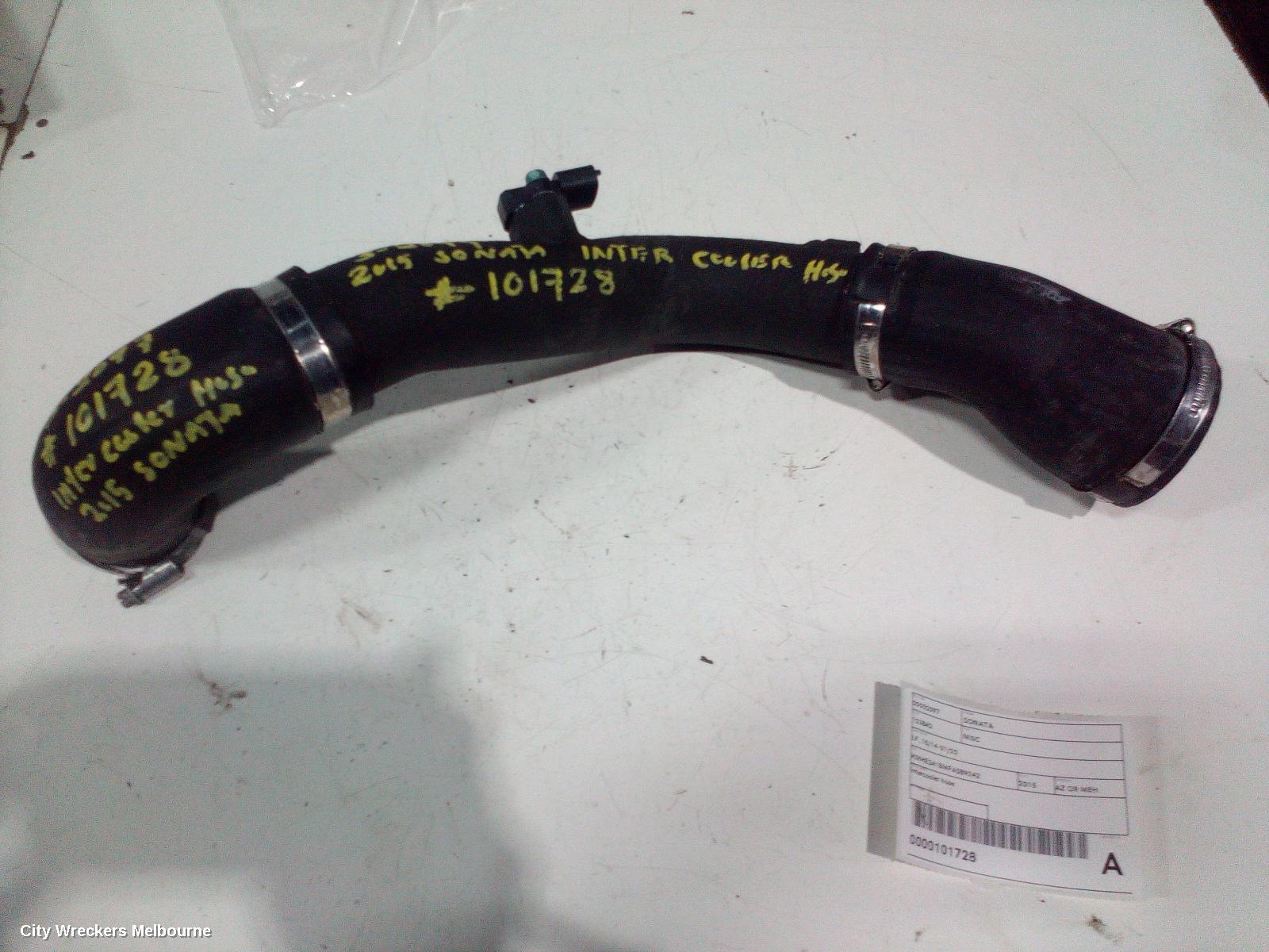 HYUNDAI SONATA, LF, 10/2014 - 01/2020, INTERCOOLER HOSE: 101728 - Image 1