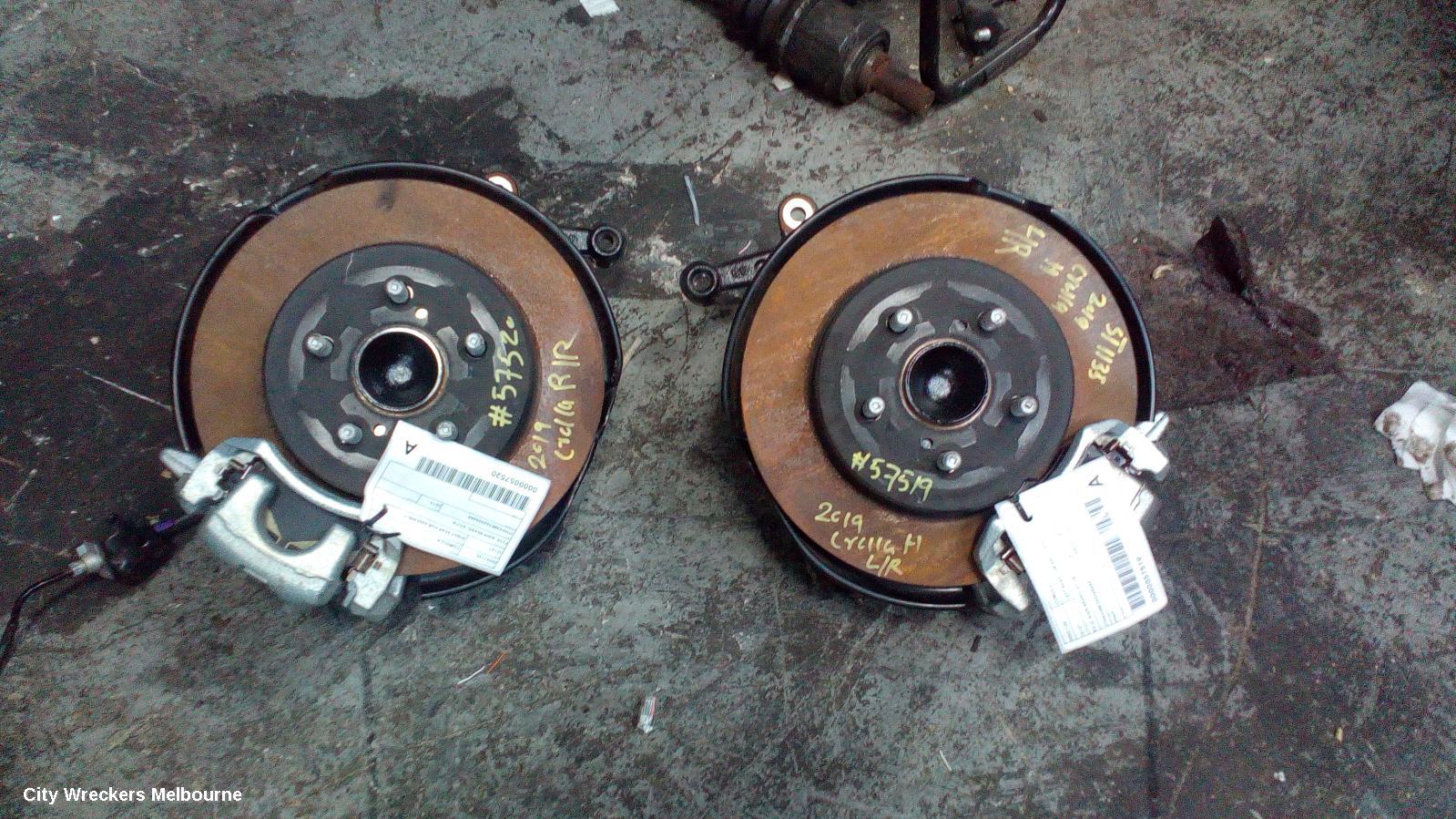 TOYOTA COROLLA RIGHT REAR HUB ASSEMBLY, E210, AISIN BRAND, 07/2018 ONWARDS - Image 2