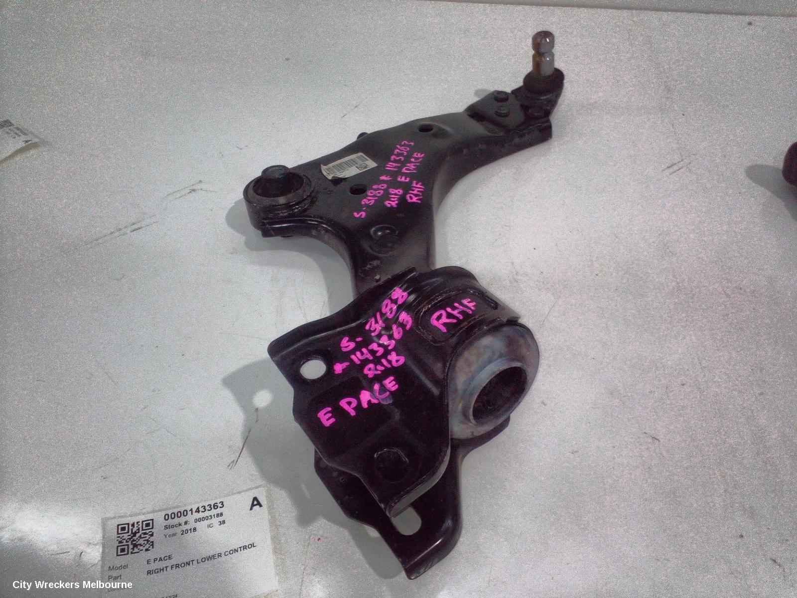 JAGUAR E PACE RIGHT FRONT LOWER CONTROL ARM, X540, 11/2017 - 12/2024 - Image 1