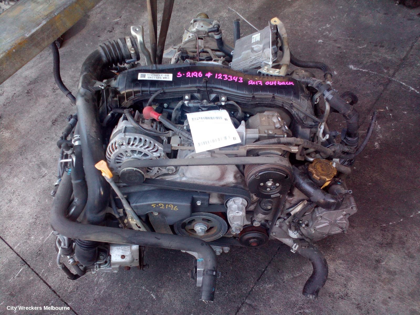 SUBARU OUTBACK ENGINE, DIESEL, 2.0, EE20, EE20ZV, TURBO, 6TH GEN, 08/2014 - 12/2020 - Image 1