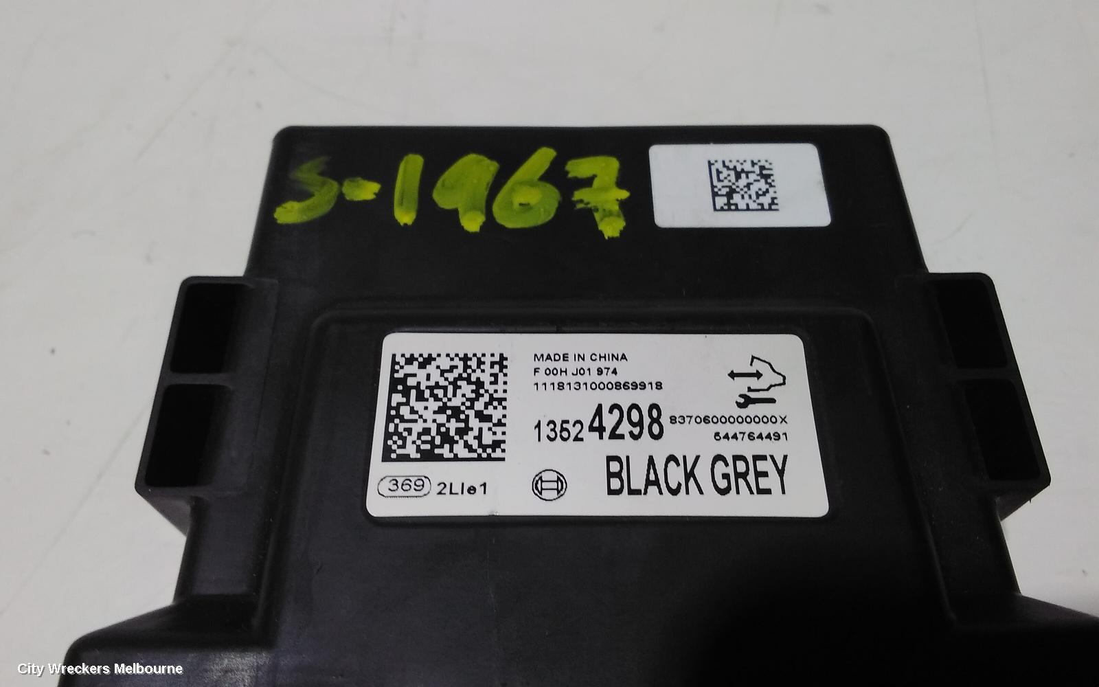 HOLDEN COLORADO, RG, 06/2012 - 12/2020, 13524298 BODY CONTROL MODULE: 89394 - Image 2