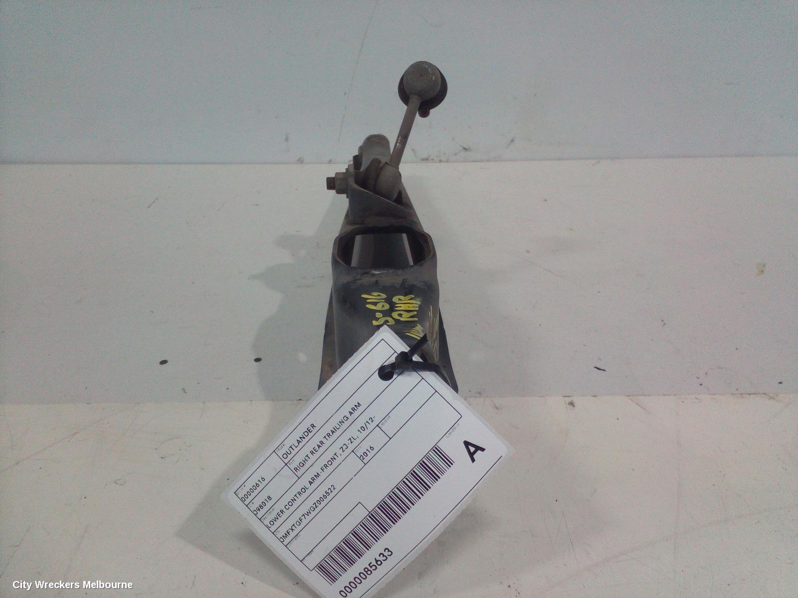 MITSUBISHI OUTLANDER RIGHT REAR TRAILING ARM, TRAILING ARM, ZJ-ZL, 10/2012 - 07/2021 - Image 2