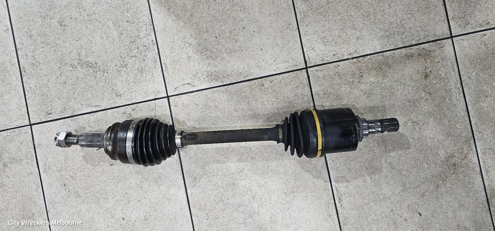 MITSUBISHI OUTLANDER LEFT DRIVESHAFT, FRONT, AUTO T/M TYPE, 2.4, 2WD/4WD, ZG-ZH, 11/2006 - 10/2012 - Image 2