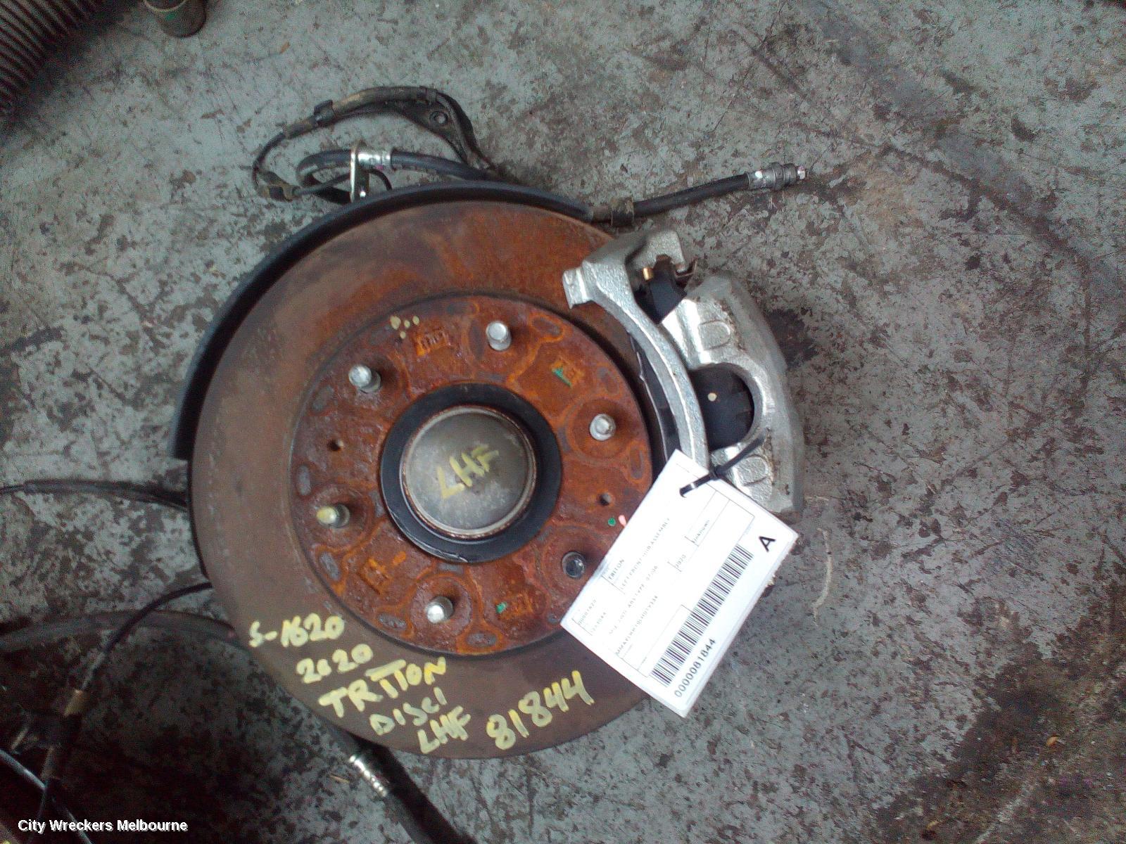 MITSUBISHI TRITON LEFT FRONT HUB ASSEMBLY, MR, 2WD, ABS TYPE, 294MM DISC, 11/2018 ONWARDS - Image 1