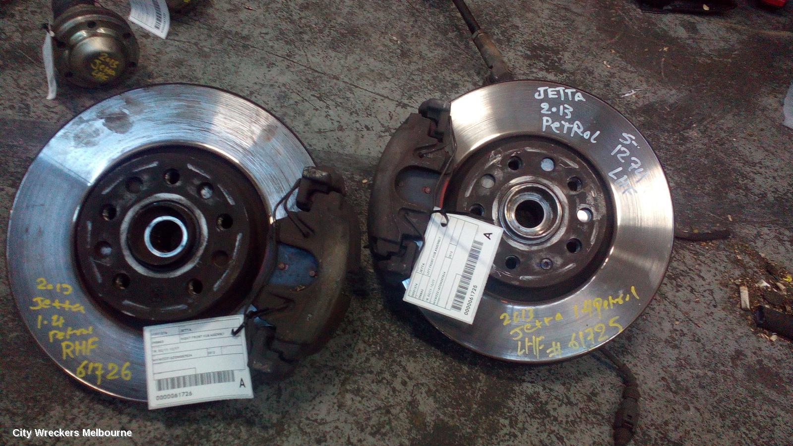 VOLKSWAGEN JETTA LEFT FRONT HUB ASSEMBLY, 1B, 4 BOLT TYPE, 02/2011 - 12/2017 - Image 2