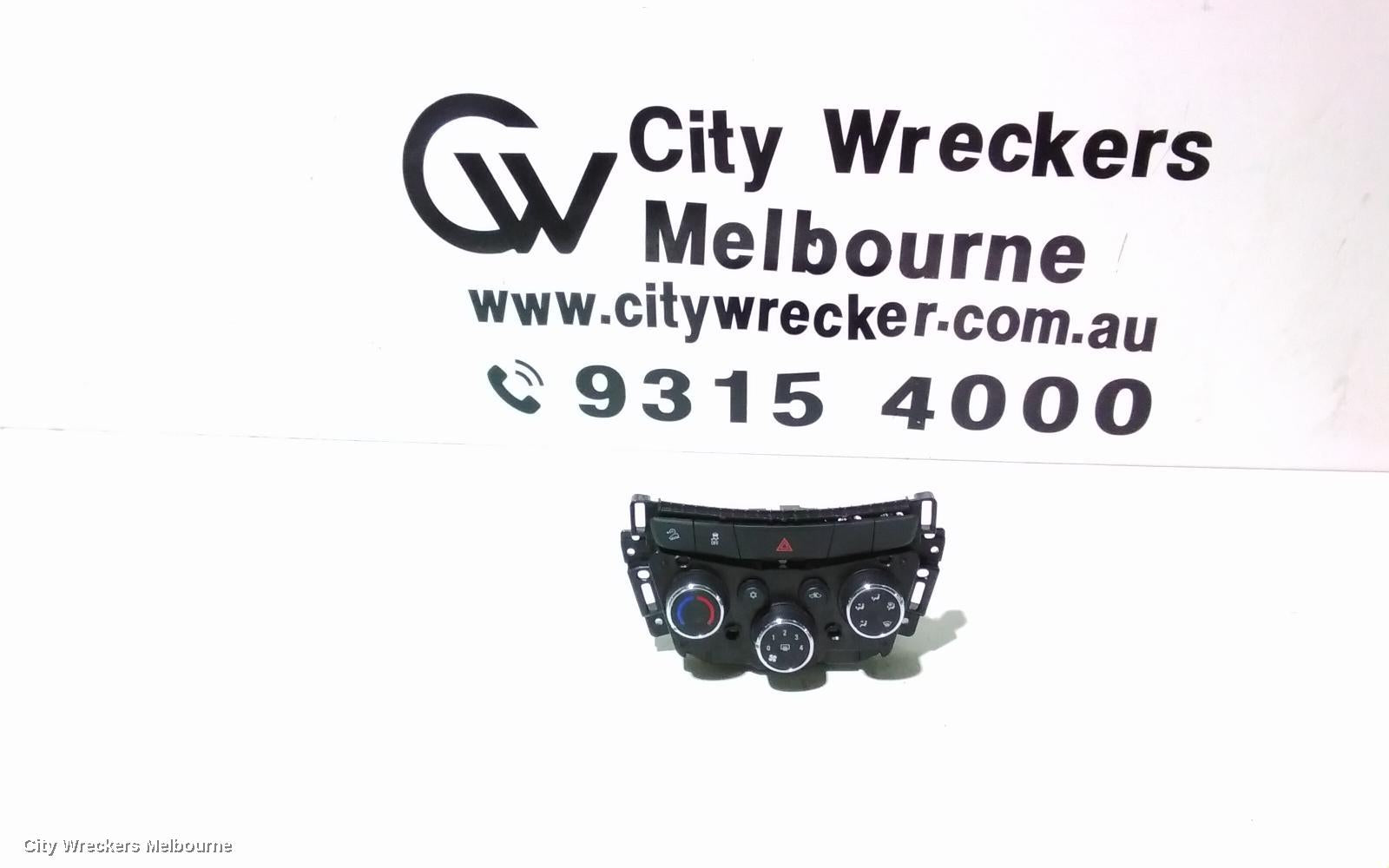HOLDEN TRAX HEATER/AC CONTROLS, TJ SERIES, STANDARD TYPE, NON SEAT WARMER, 08/2013 - 12/2020 - Image 1