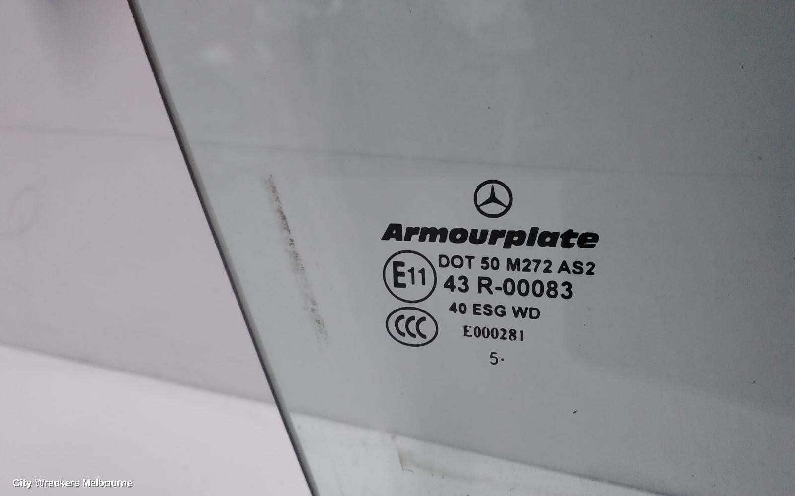 MERCEDES C CLASS RIGHT FRONT DOOR WINDOW, W203/S203, SEDAN/WAGON (CLAMP TO REG TYPE), 11/2000 - 06/2007 - Image 3