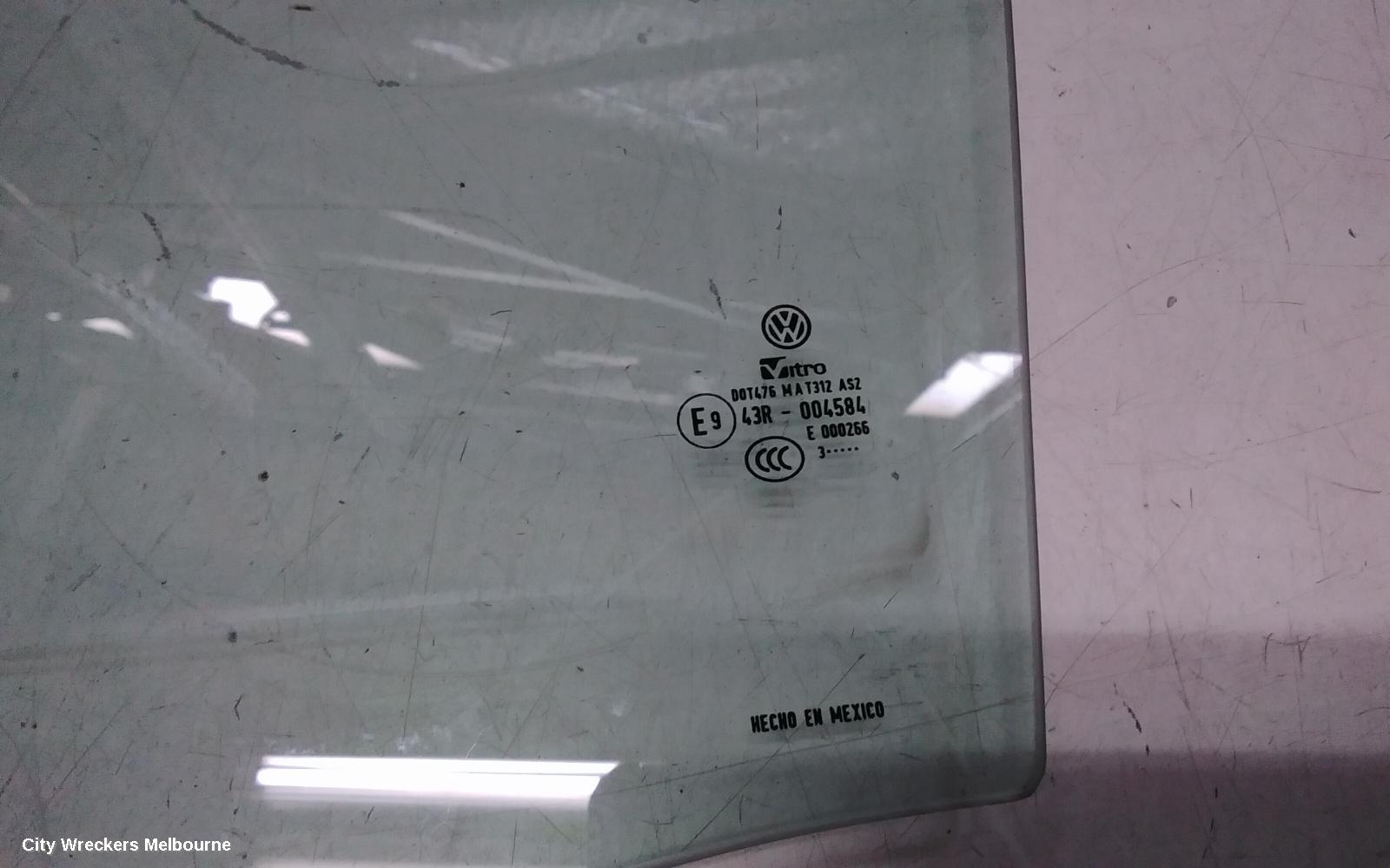VOLKSWAGEN JETTA LEFT REAR DOOR WINDOW, 1B, 02/2011 - 12/2017 - Image 3