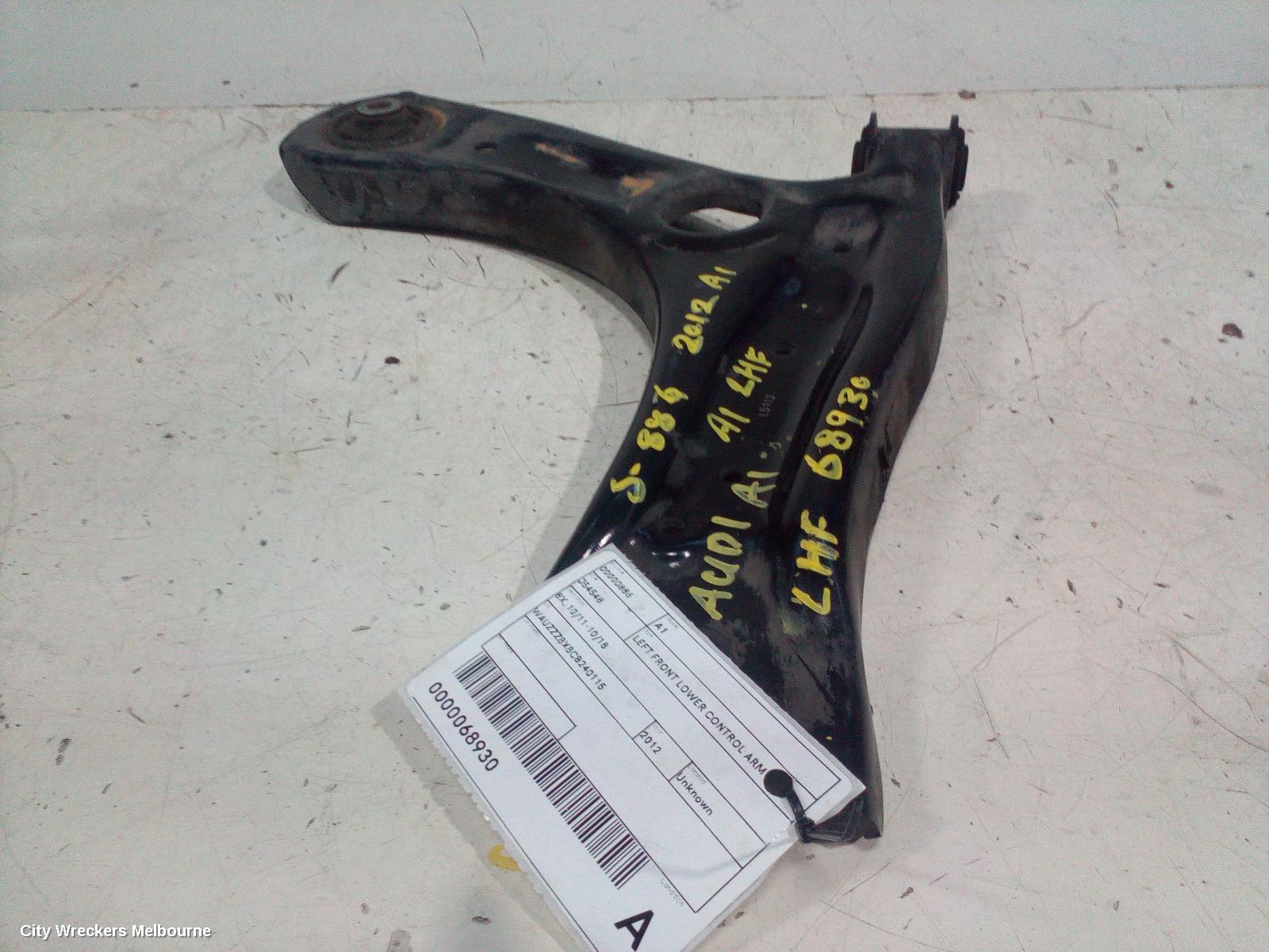 AUDI A1 LEFT FRONT LOWER CONTROL ARM, 8X, 10/2011 - 10/2018 - Image 3