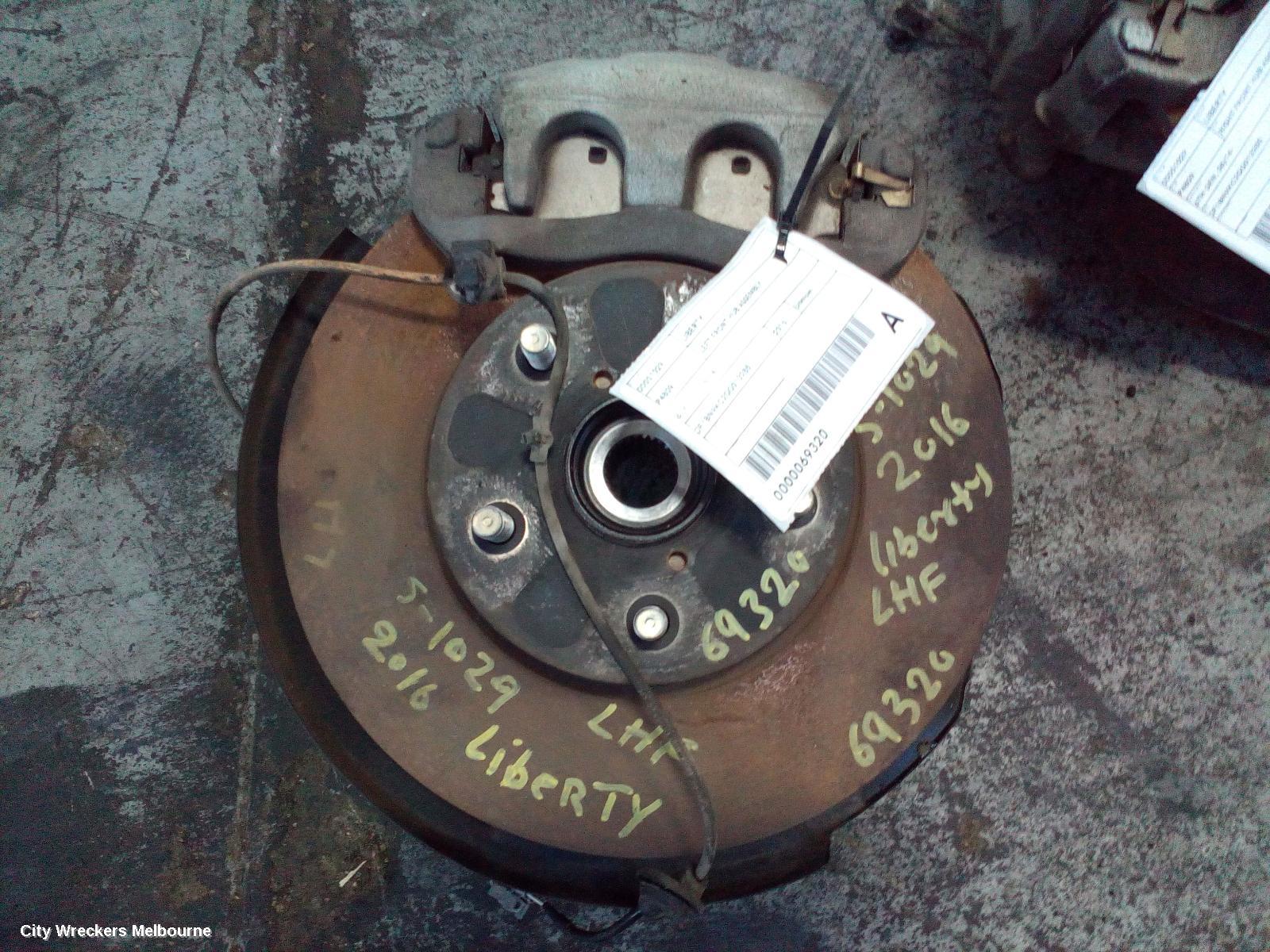 SUBARU LIBERTY LEFT FRONT HUB ASSEMBLY, 6TH GEN, 08/2014 - 04/2021 - Image 1