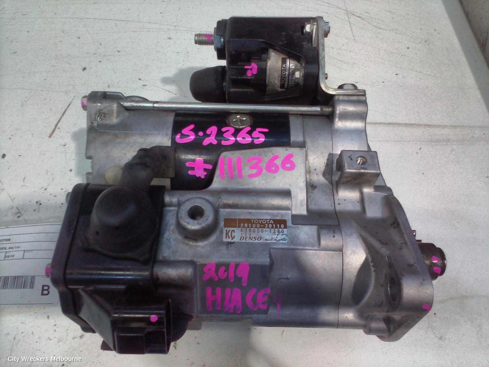 TOYOTA HIACE STARTER, DIESEL, 2.8, 1GD-FTV, 300 SERIES, 04/2019 ONWARDS - Image 3