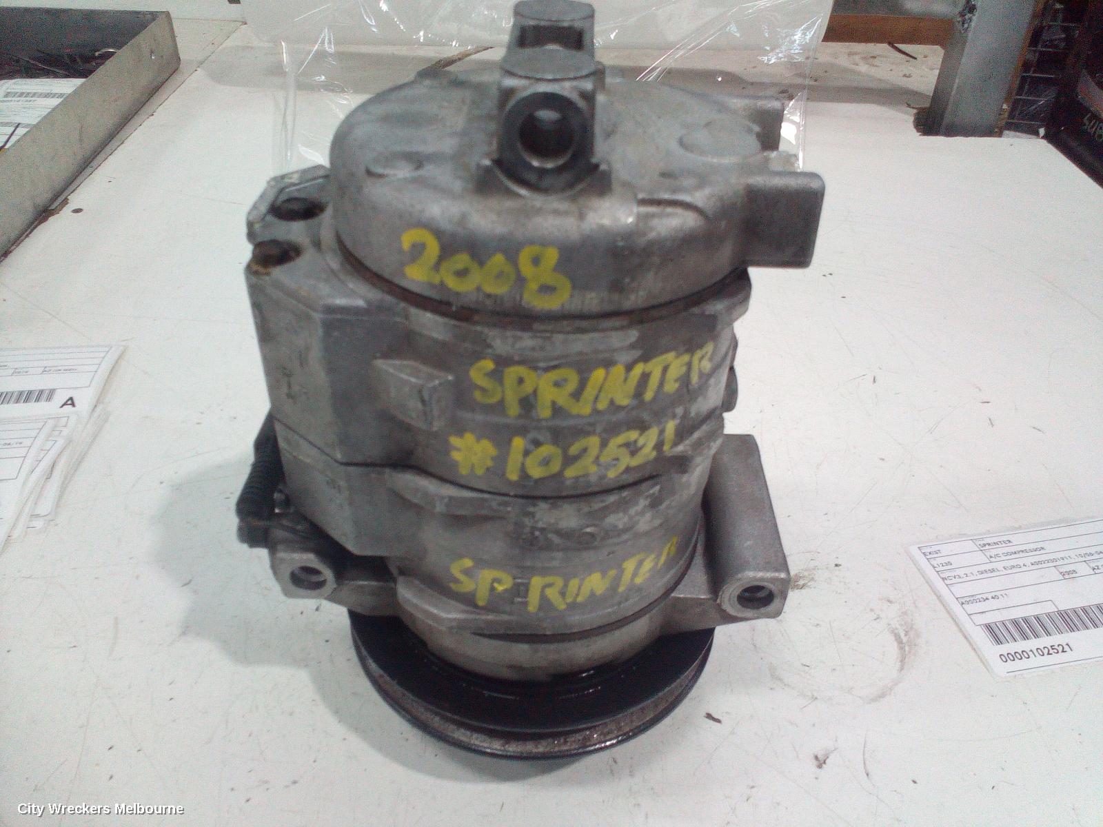 MERCEDES SPRINTER A/C COMPRESSOR, NCV3, 2.1, DIESEL, EURO 4, A0022301911, 10/2006 - 04/2018 - Image 1