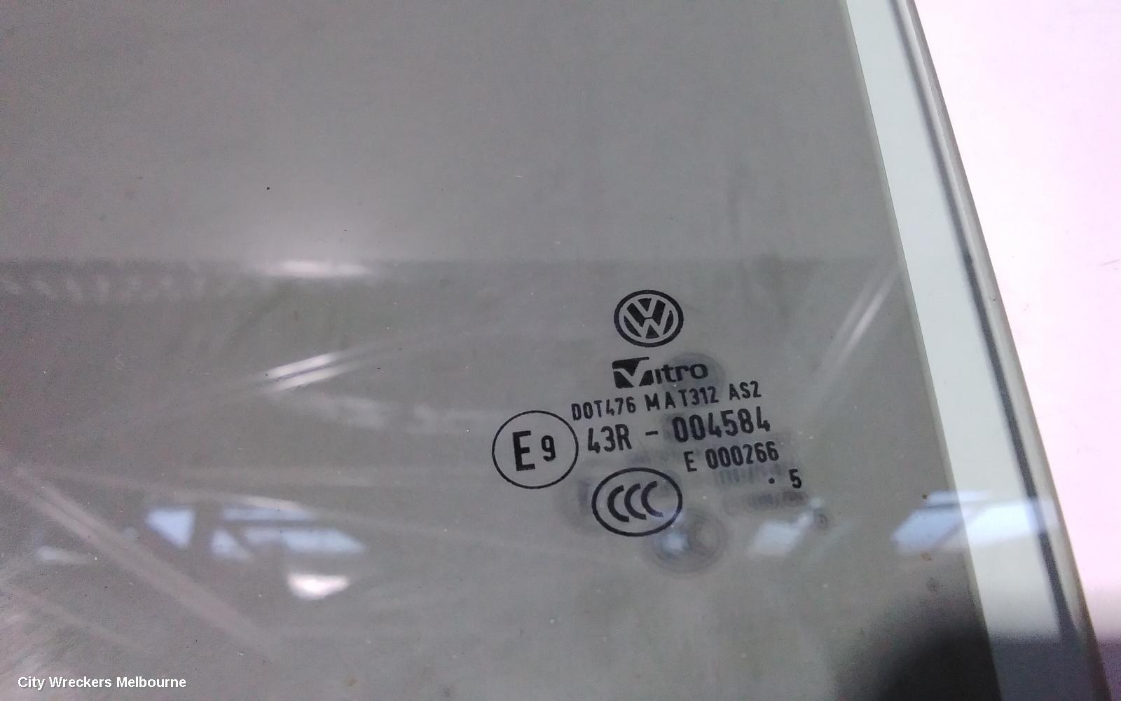 VOLKSWAGEN JETTA LEFT REAR DOOR WINDOW, 1B, 02/2011 - 12/2017 - Image 2