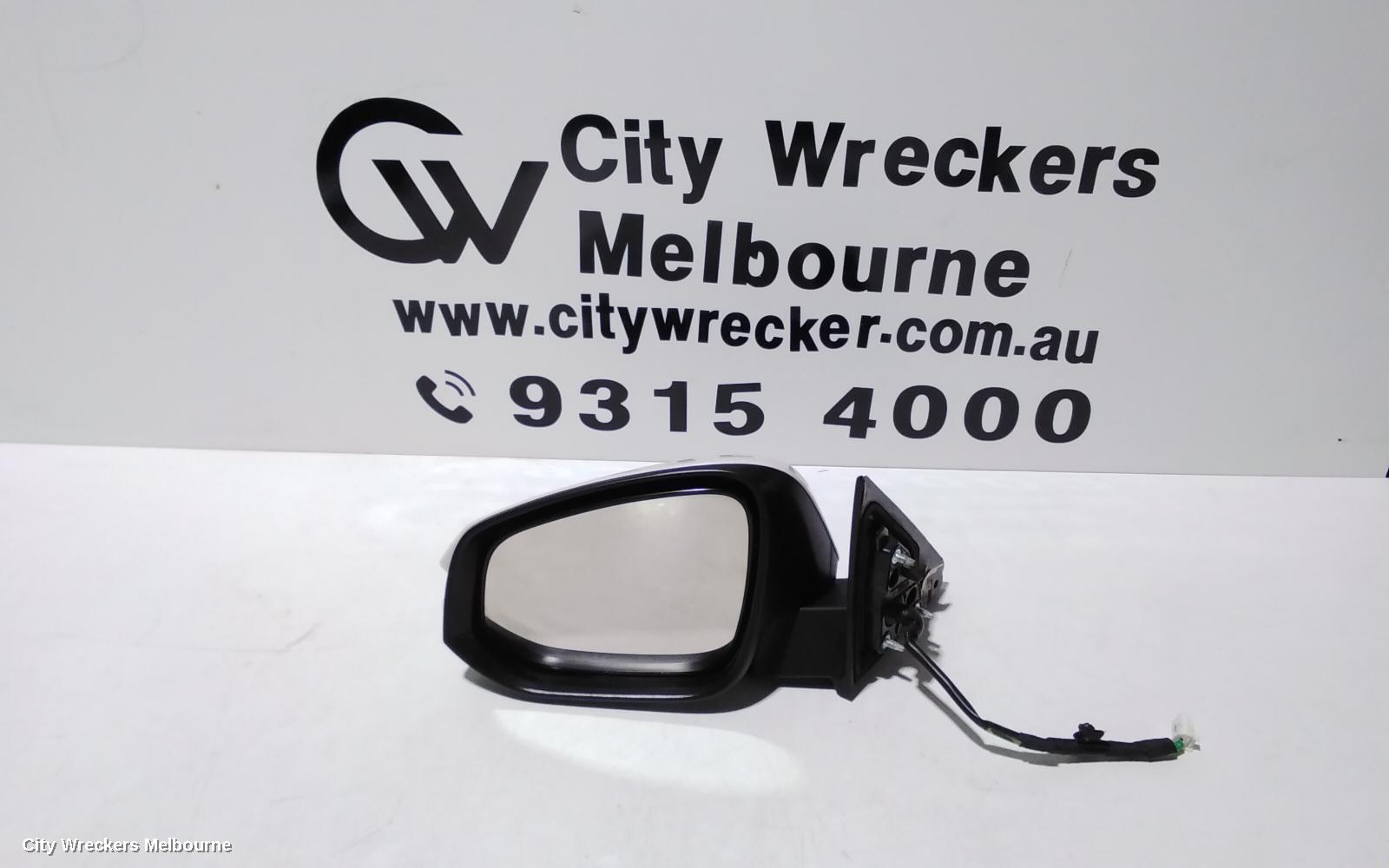 TOYOTA KLUGER LEFT DOOR MIRROR, GSU50/GSU55, GX/GXL, NON HEATED, NON MEMORY FUNCTION & NON BLIND SPOT, 03/2014 - 10/2016 - Image 1