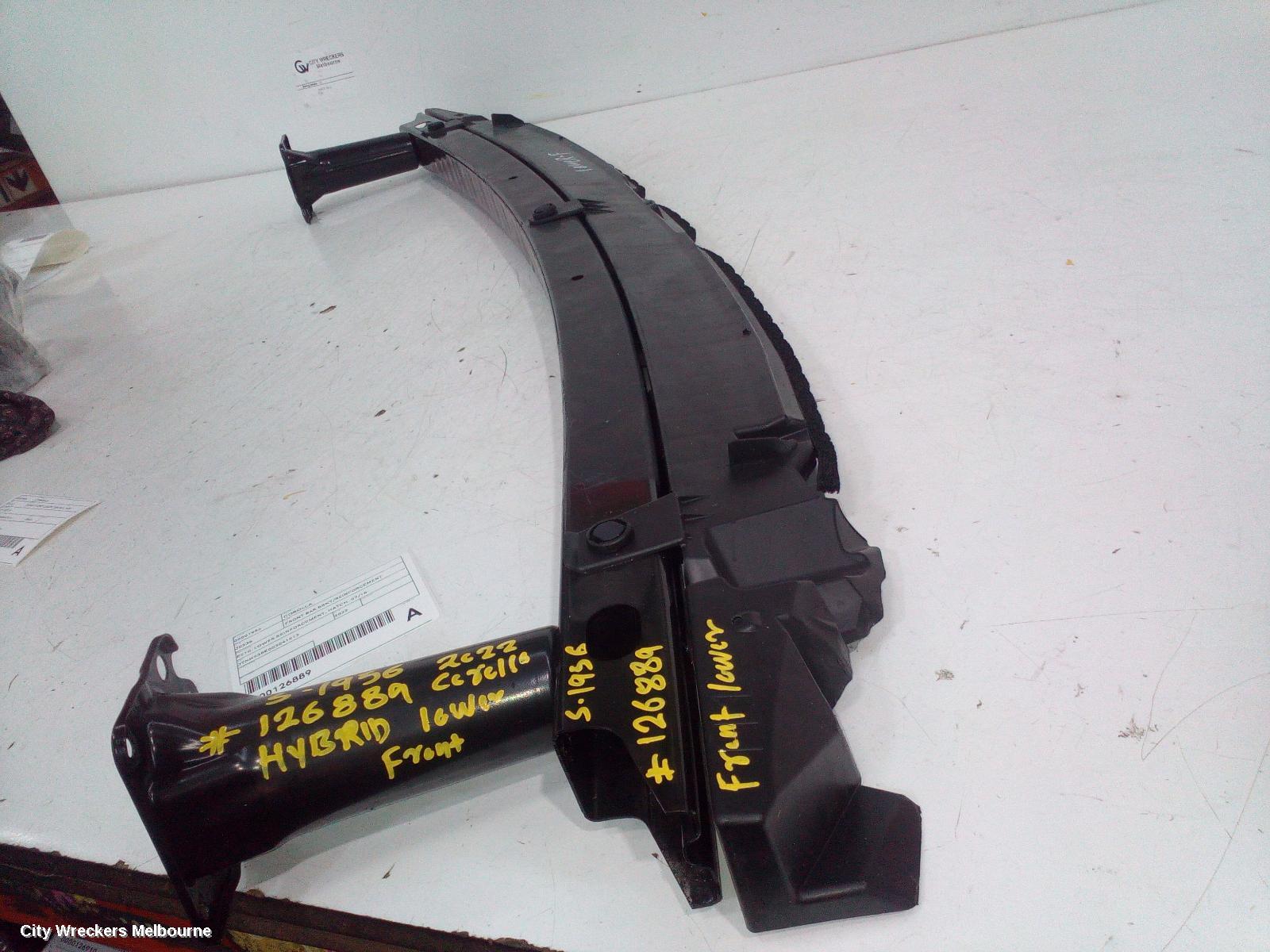 TOYOTA COROLLA F/BAR REINFORC/BRACK, E210, LOWER REINFORCEMENT, HATCH, 07/2018 ONWARDS - Image 2