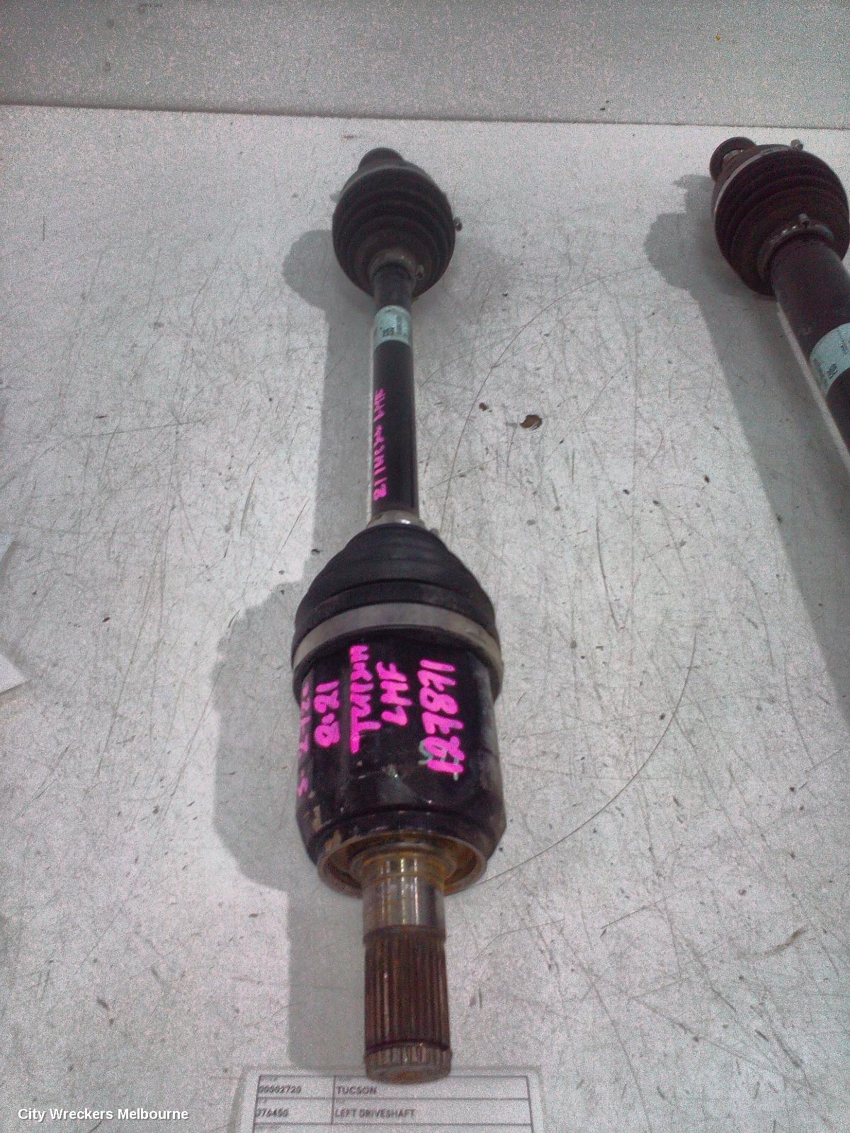 HYUNDAI TUCSON LEFT DRIVESHAFT, NX4, FRONT, 02/2021 ONWARDS - Image 1