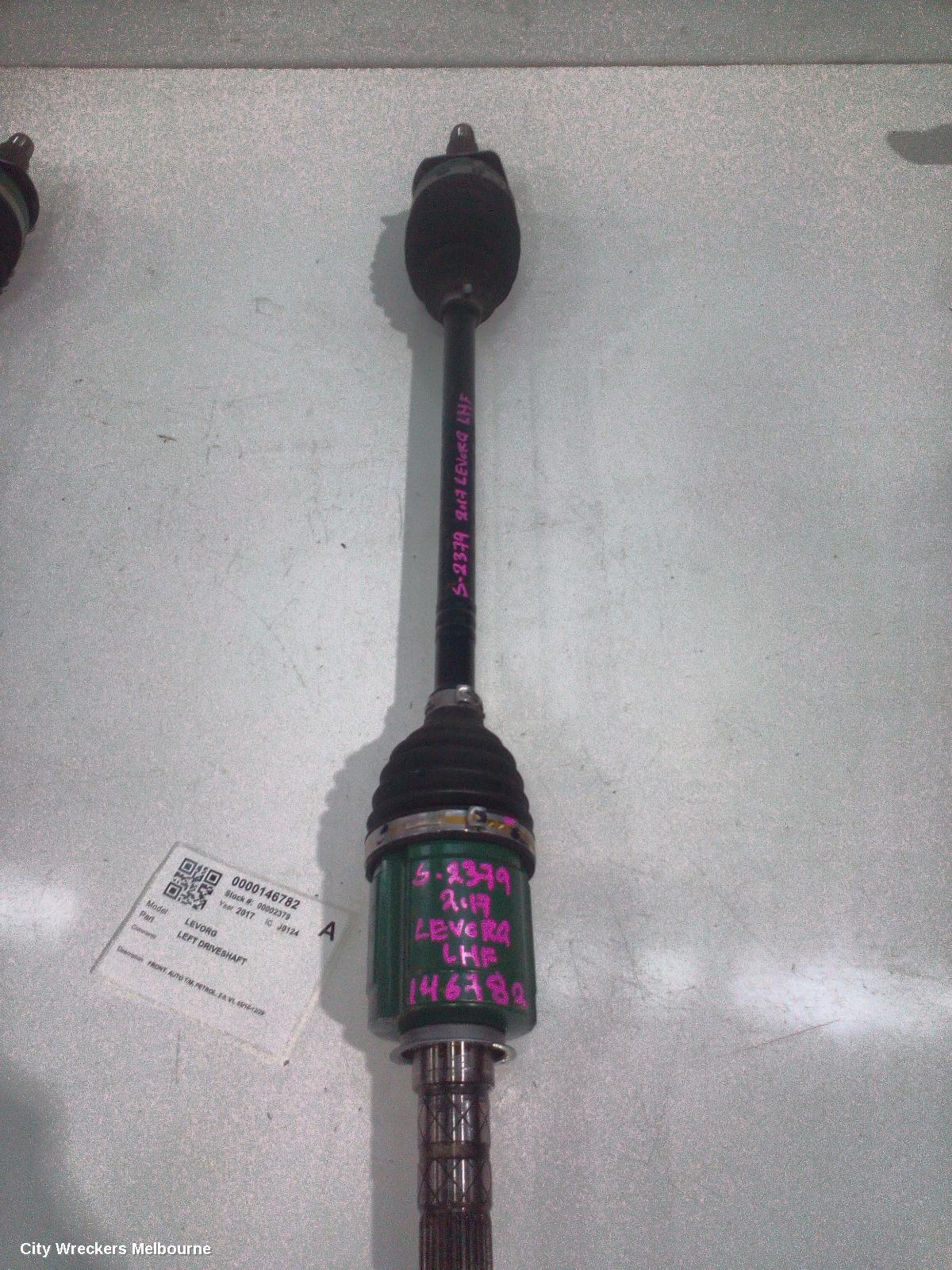 SUBARU LEVORG LEFT DRIVESHAFT, FRONT, AUTO T/M, PETROL, 2.0, V1, 05/2016 - 12/2020 - Image 1