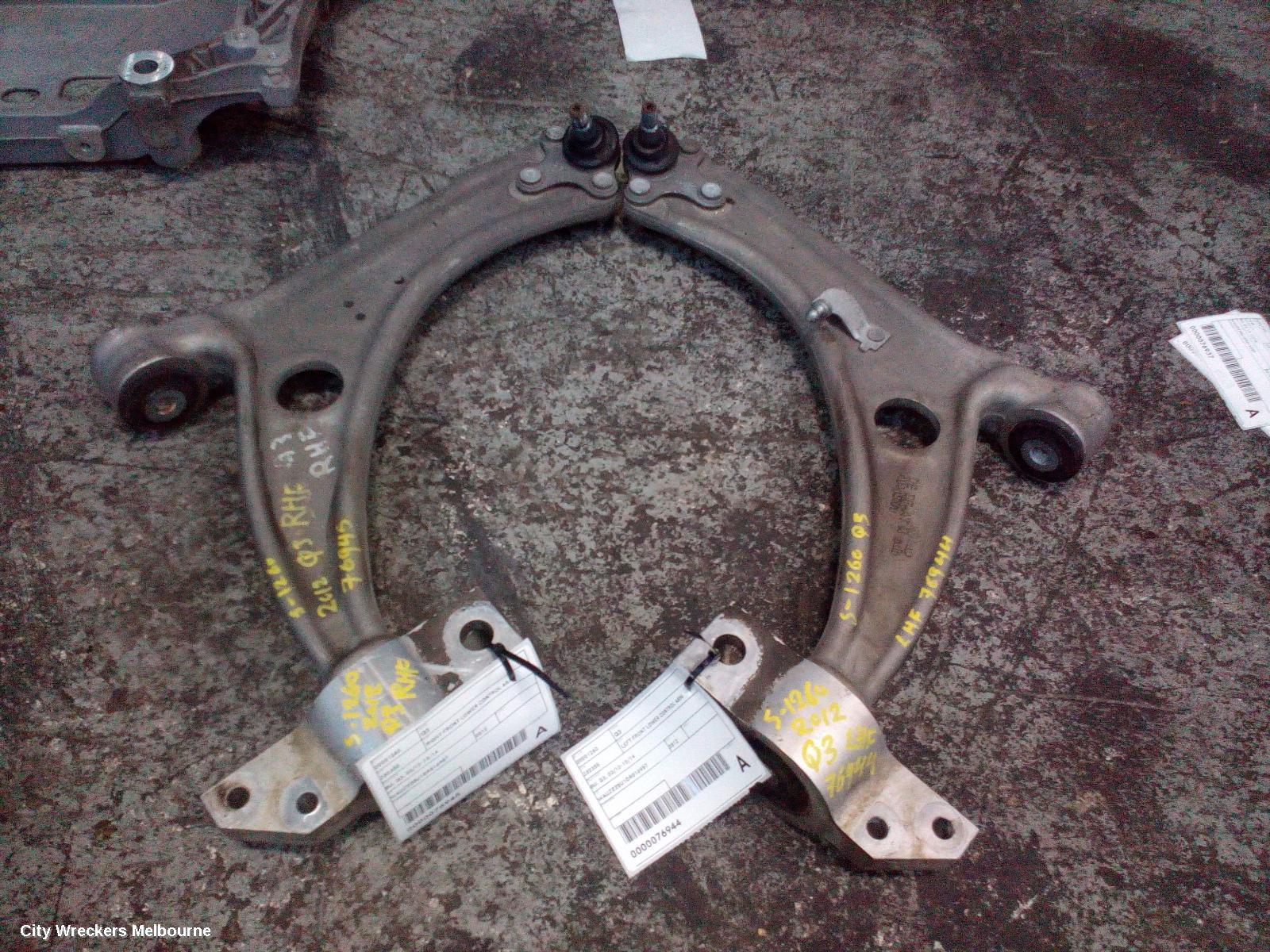 AUDI Q3 RIGHT FRONT LOWER CONTROL ARM, 8U, Q3, 03/2012 - 10/2014 - Image 2