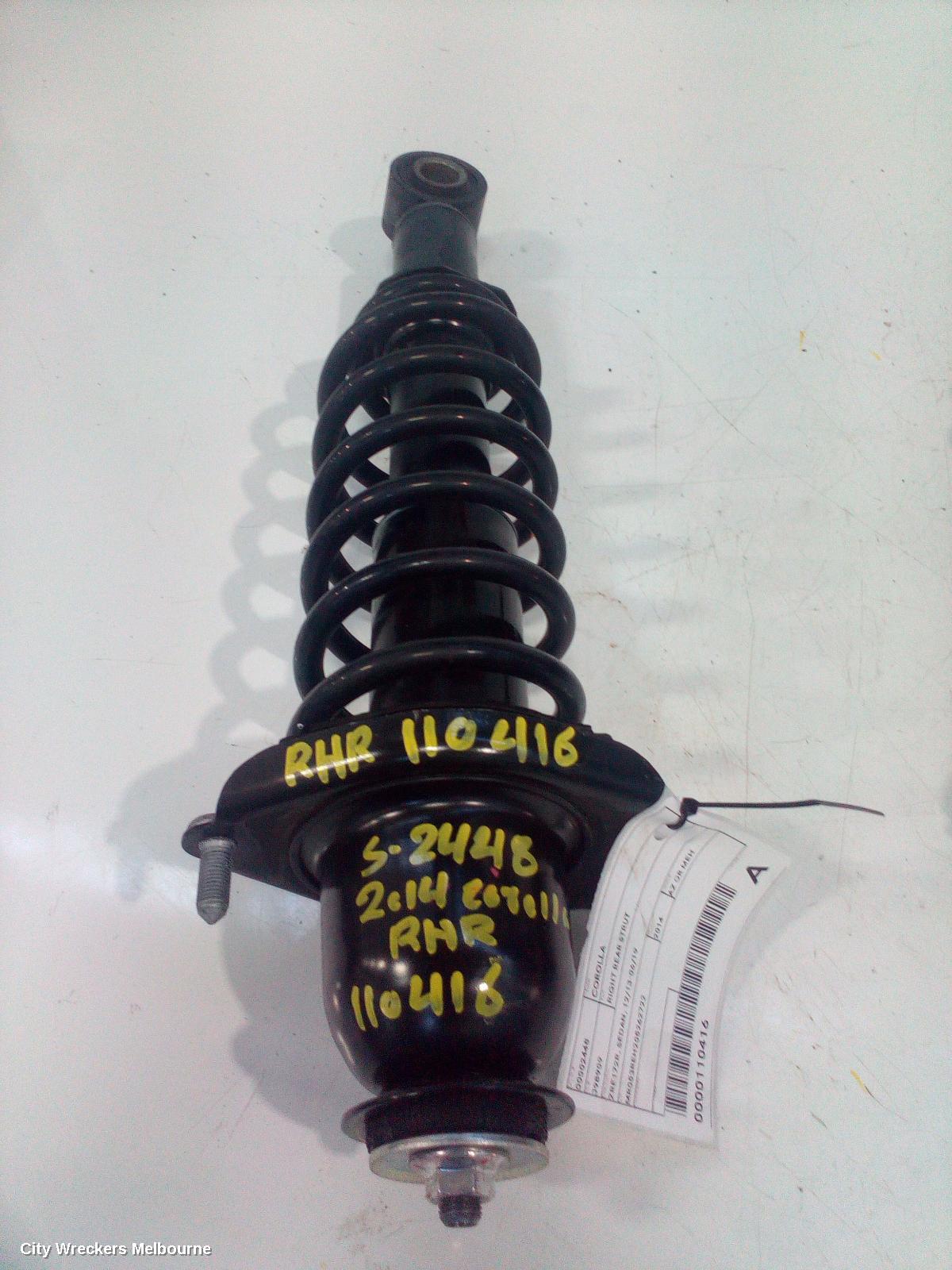 TOYOTA COROLLA RIGHT REAR STRUT, ZRE172R, SEDAN, 12/2013 - 06/2019 - Image 2