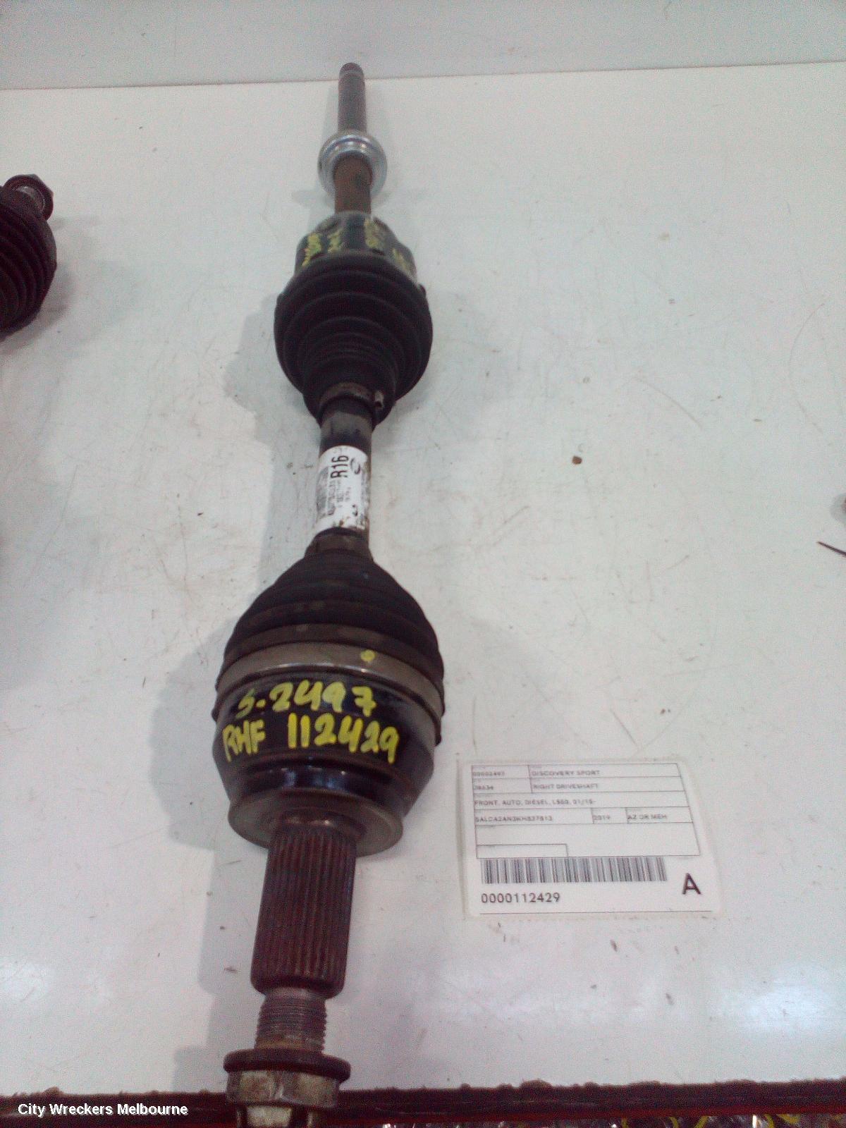 LAND ROVER DISCOVERY SPORT RIGHT DRIVESHAFT, FRONT, AUTO, DIESEL, L550, 01/2015 ONWARDS - Image 1