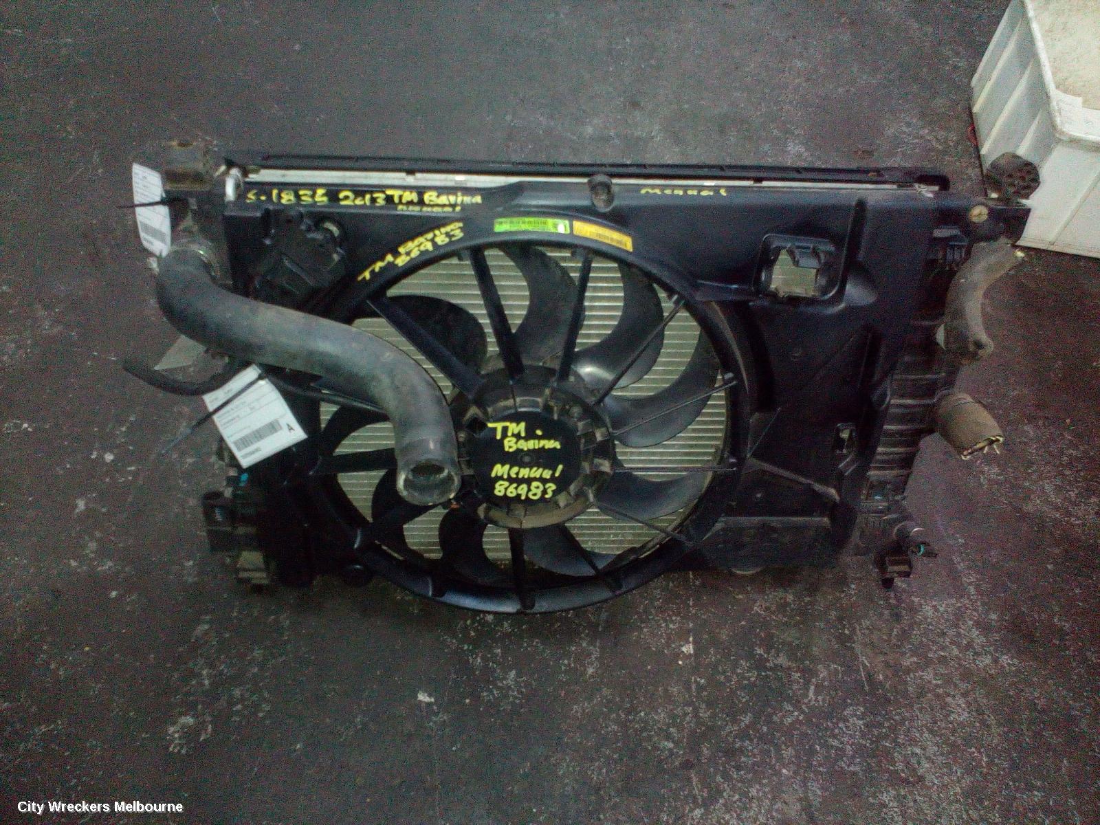 HOLDEN BARINA RADIATOR, MANUAL, 1.6, PETROL, TM, 11/2011 - 12/2018 - Image 3