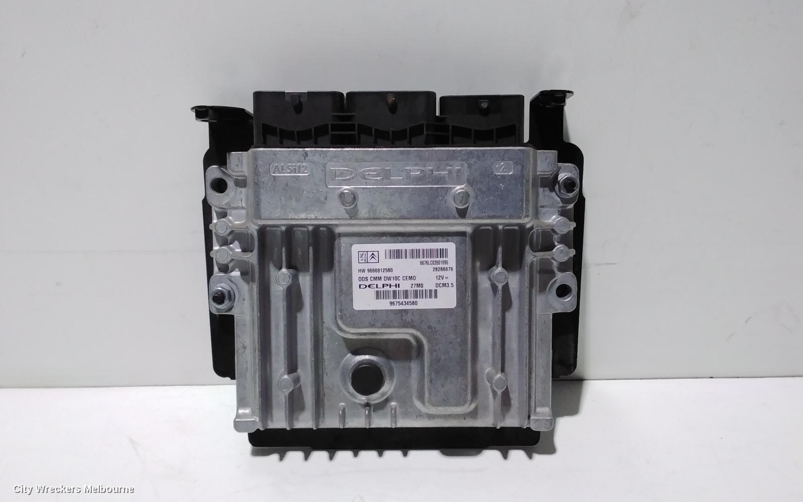 PEUGEOT 308 ECU, ENGINE ECU, 2.0, TURBO DIESEL, AUTO T/M, ECU ONLY, T7, 09/2007 - 09/2014 - Image 1