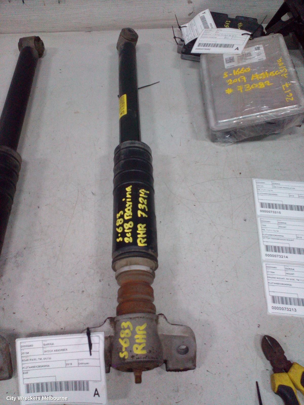 HOLDEN BARINA SHOCK ABSORBER, REAR (PAIR), TM, 09/2016 ONWARDS - Image 1