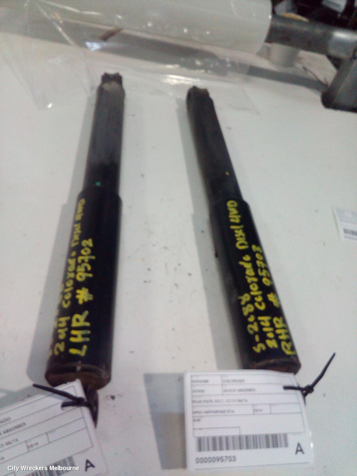 HOLDEN COLORADO SHOCK ABSORBER, REAR (PAIR), RG 7, 12/2012 - 06/2016 - Image 2