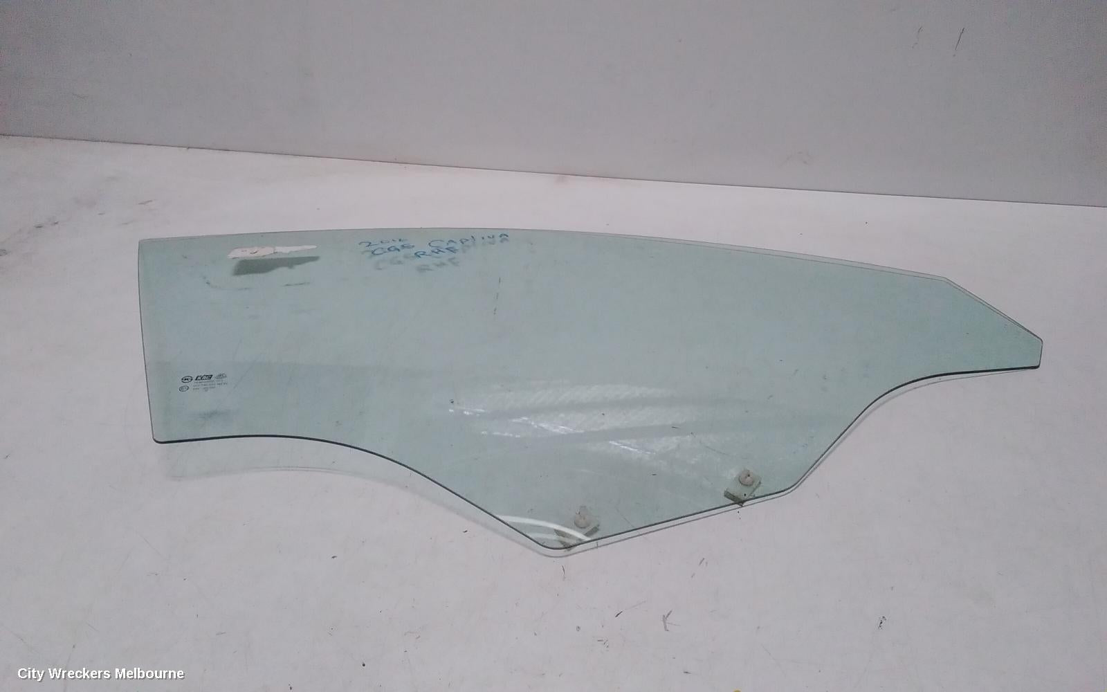 HOLDEN CAPTIVA RIGHT FRONT DOOR WINDOW, RIGHT FRONT DOOR WINDOW, NON PRIVACY, CG, 01/2011 - 06/2018 - Image 2