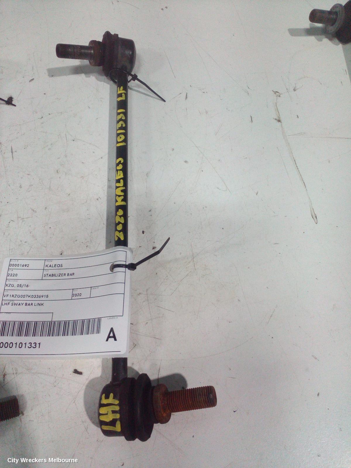 RENAULT KALEOS STABILISER BAR, XZG, 05/2016 ONWARDS - Image 1