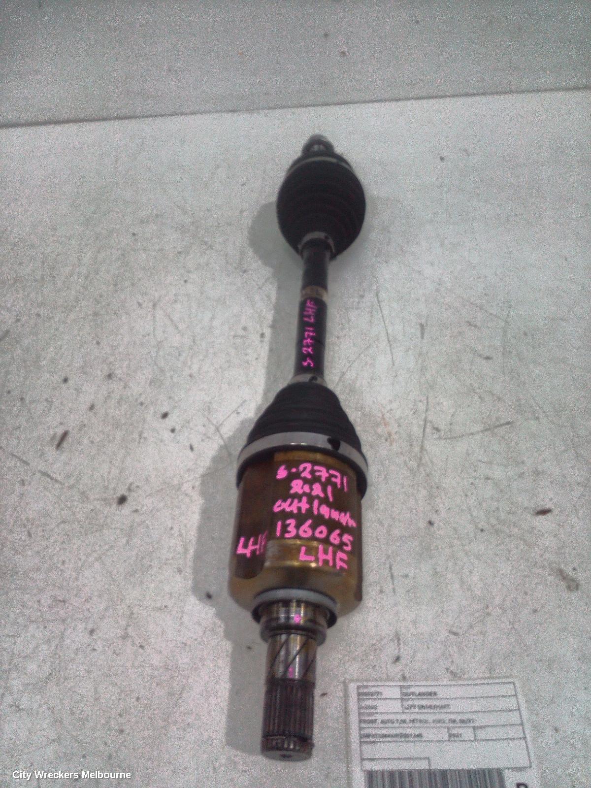 MITSUBISHI OUTLANDER LEFT DRIVESHAFT, FRONT, AUTO T/M, PETROL, AWD, ZM, 08/2021 ONWARDS - Image 2